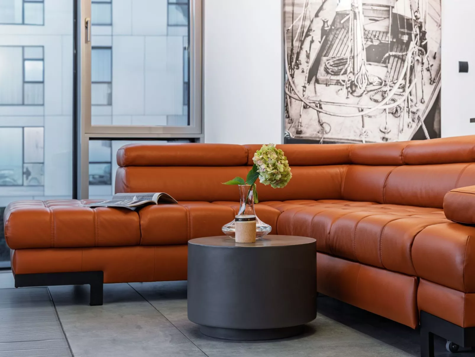 Yacht Park Apartment mit Panoramablick auf den Yachthafen in Gdynia, POLEN - Dedans