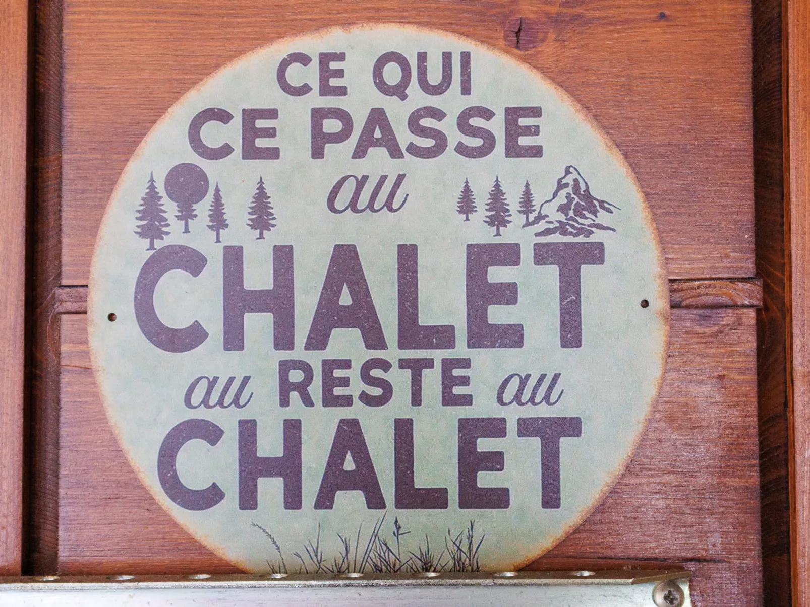 Mayens du Rudet - Drinnen