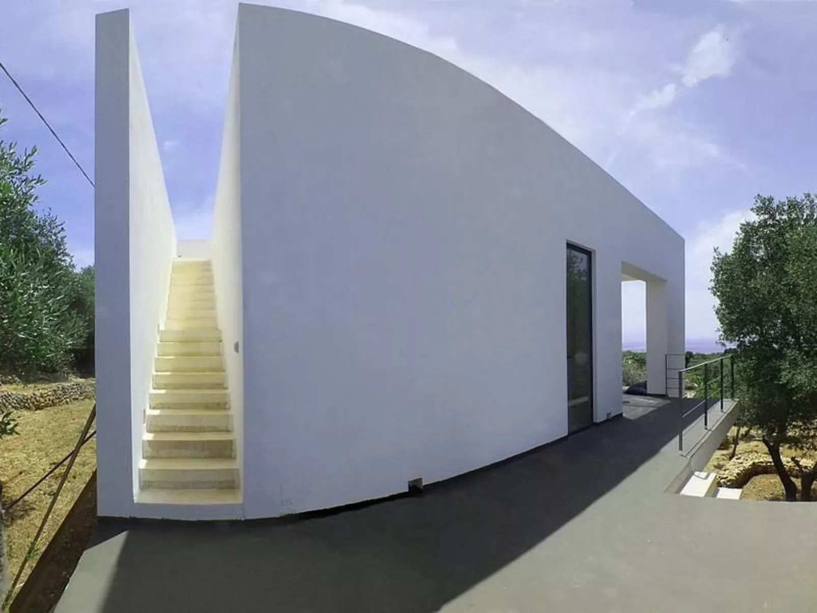 Architektenvilla mit Meerblick im Süden Apuliens - Dehors