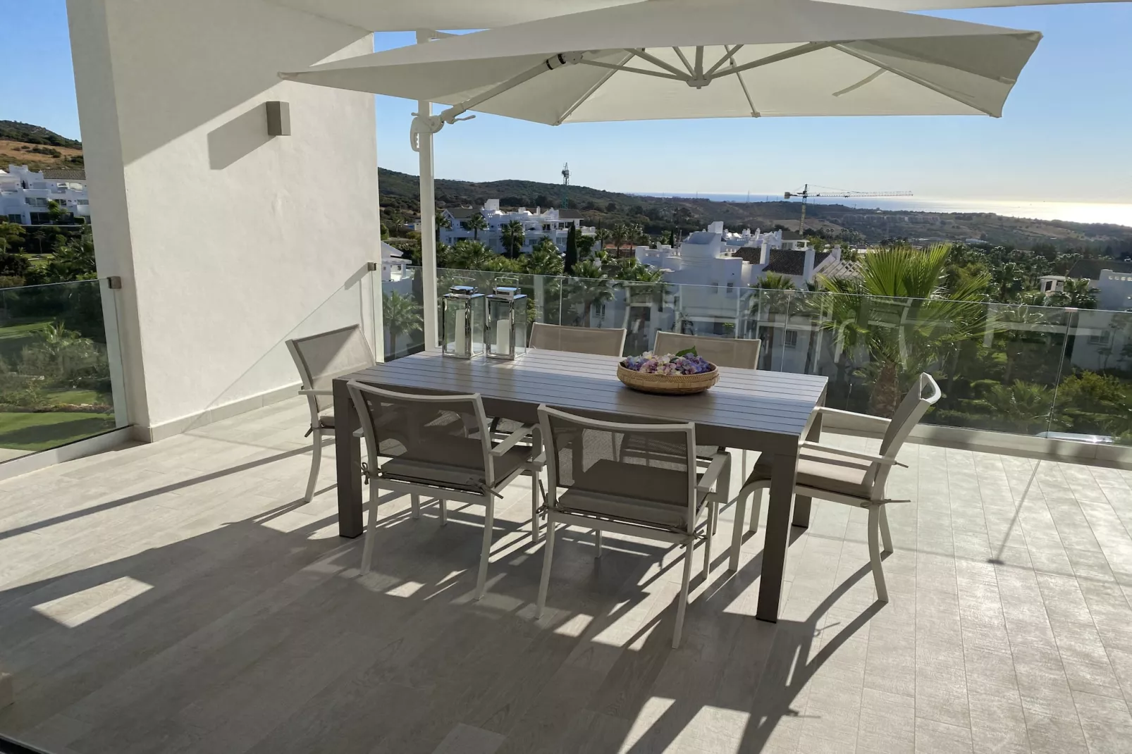 Stylish 3-Bed Apartment | Alcazaba Lagoon (1214) - Terrasse / balcon