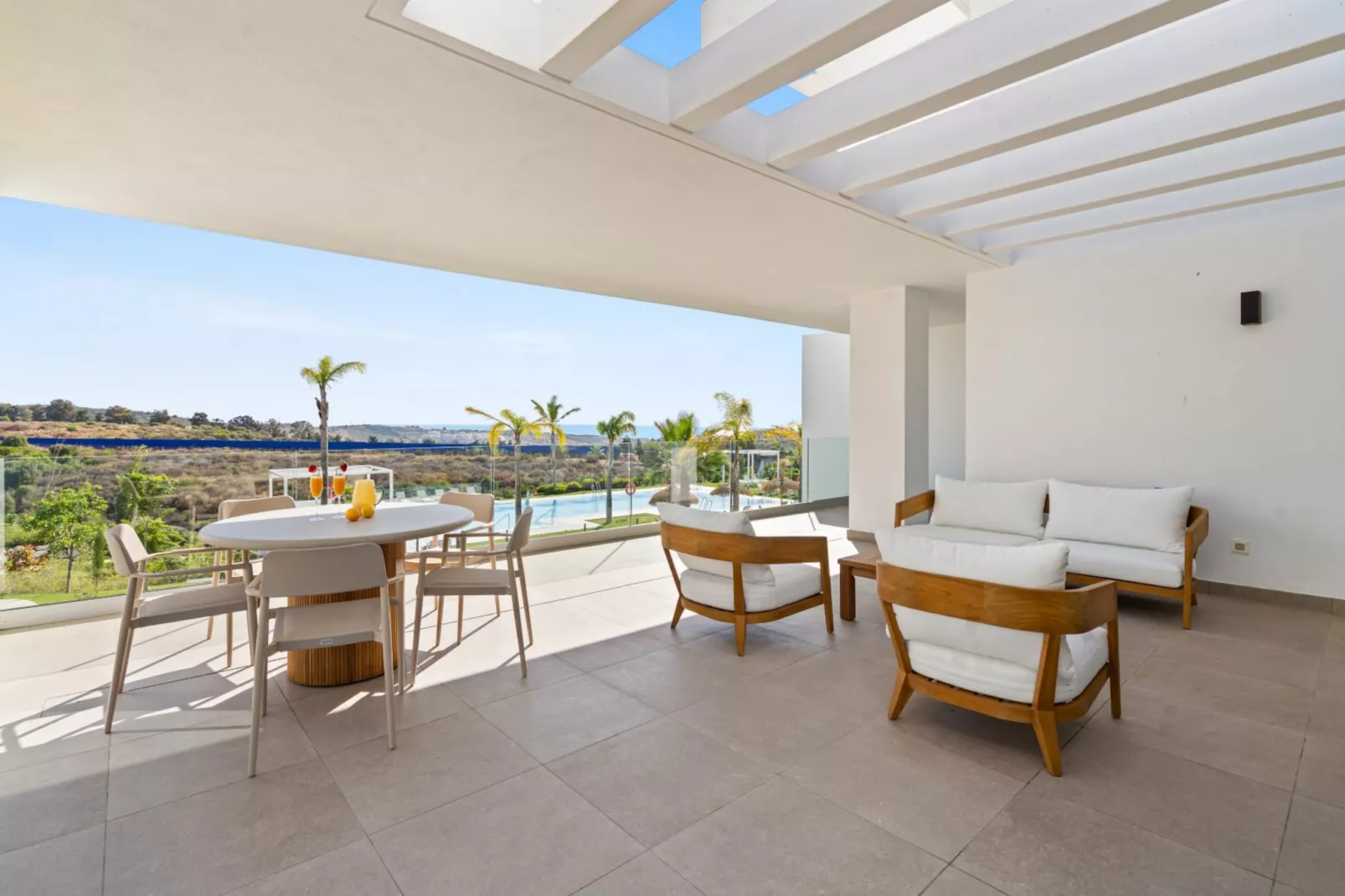Spacious 2-bed & Solarium ALCAZABA LAGOON (2017) - Terrasse / balcon