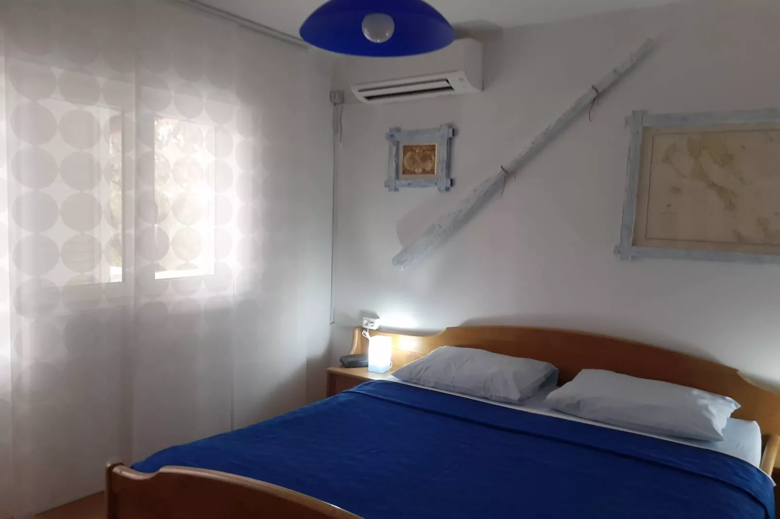 Guest House Green Corner Supetarska Draga - Studio Apartment with Terrace And Sea View - Schlafzimmer