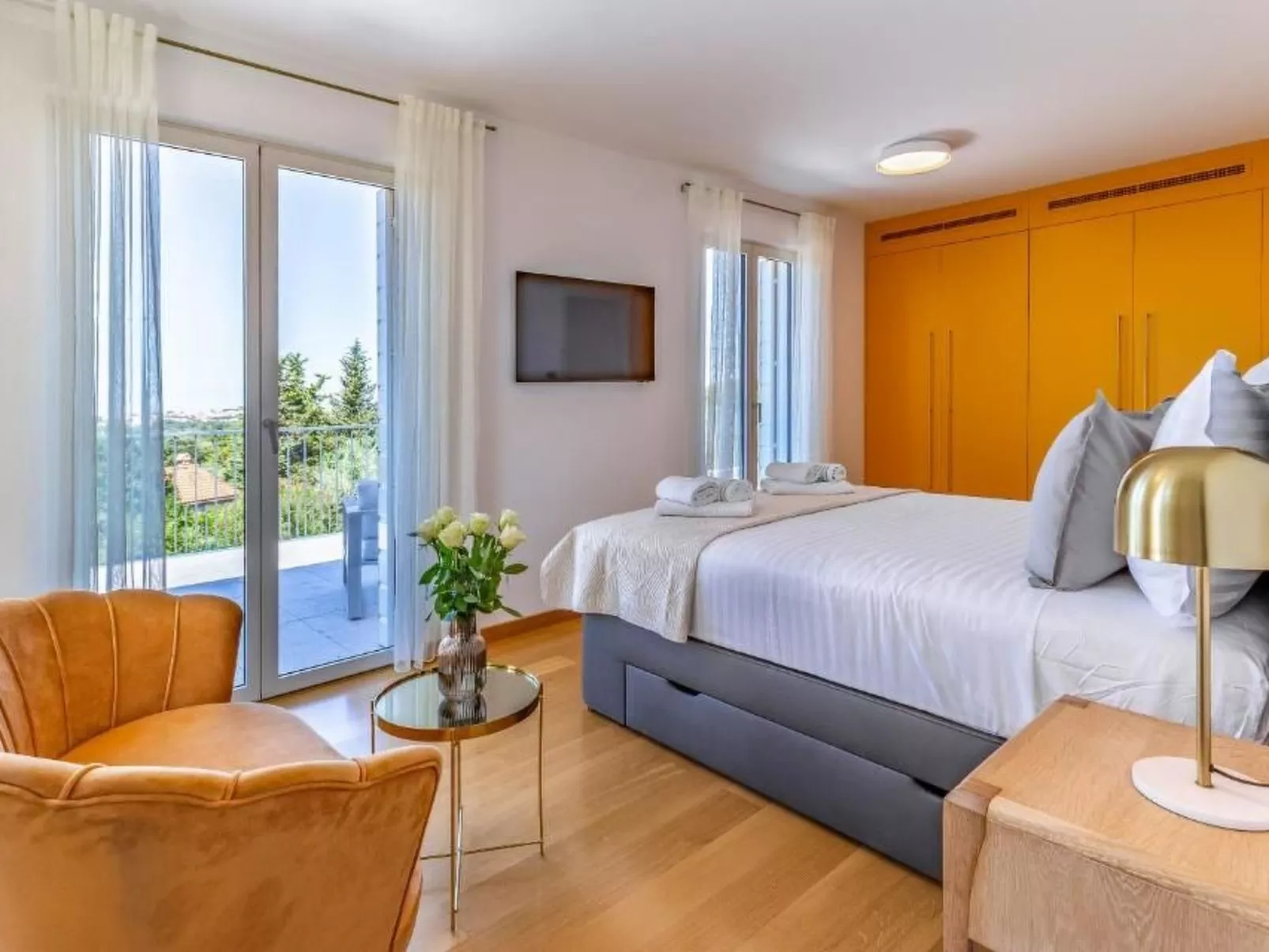 Zimmer "Olivengarten" mit Meerblick - Inside