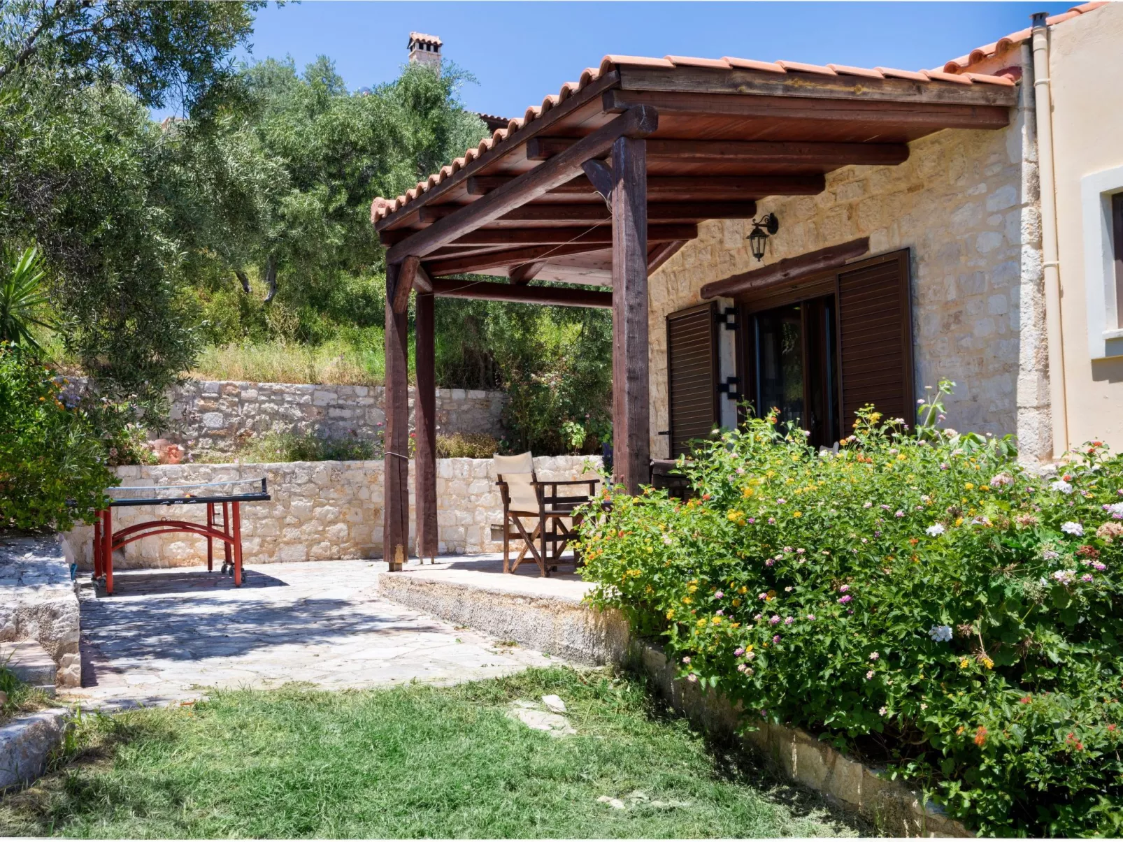 Familienvilla mit privatem Pool und Kinderbereich - Dehors