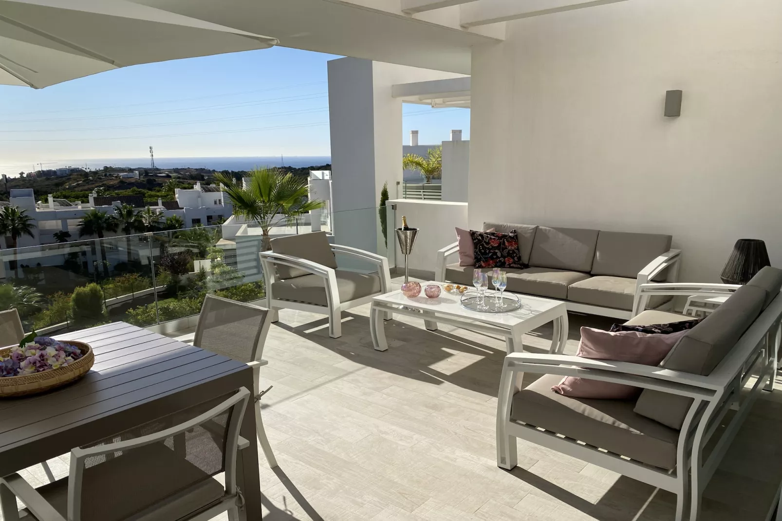 Stylish 3-Bed Apartment | Alcazaba Lagoon (1214) - Terrasse / balcon