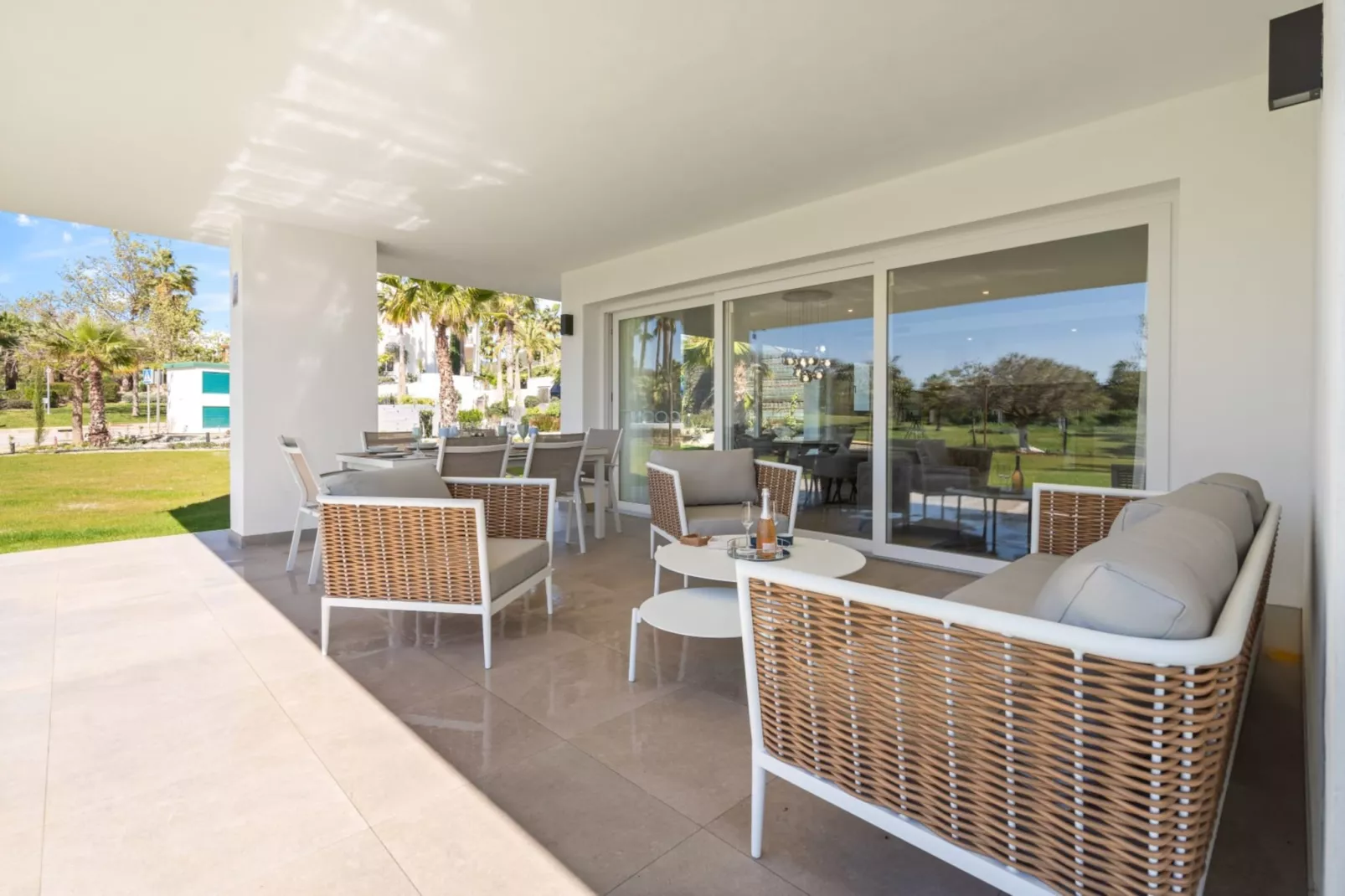 Chic 3-Bed Apartment ALCAZABA LAGOON (2107) - Terrasse / balcon