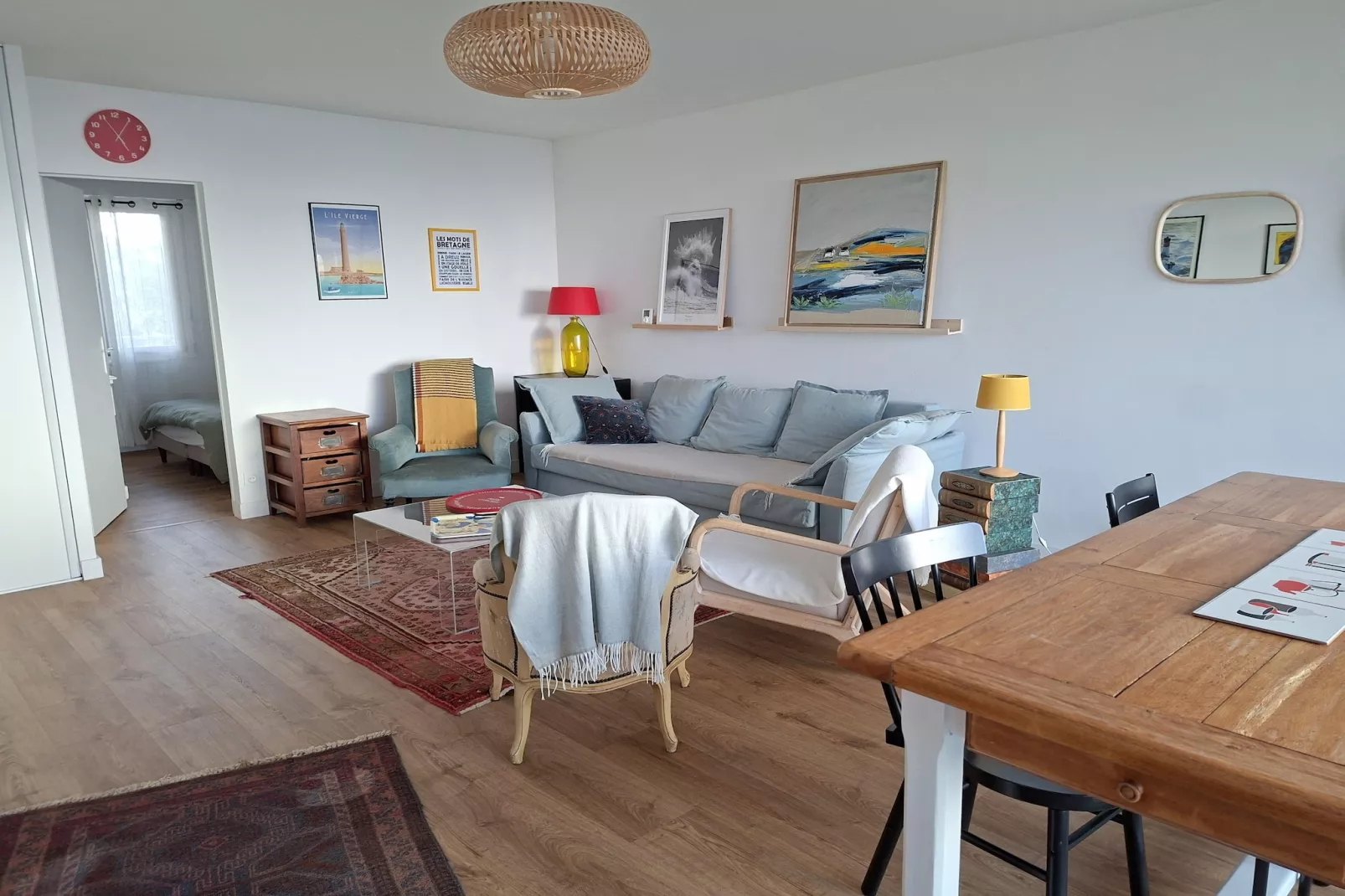 Ferienwohnung in Plougonvelin - Wohnzimmer