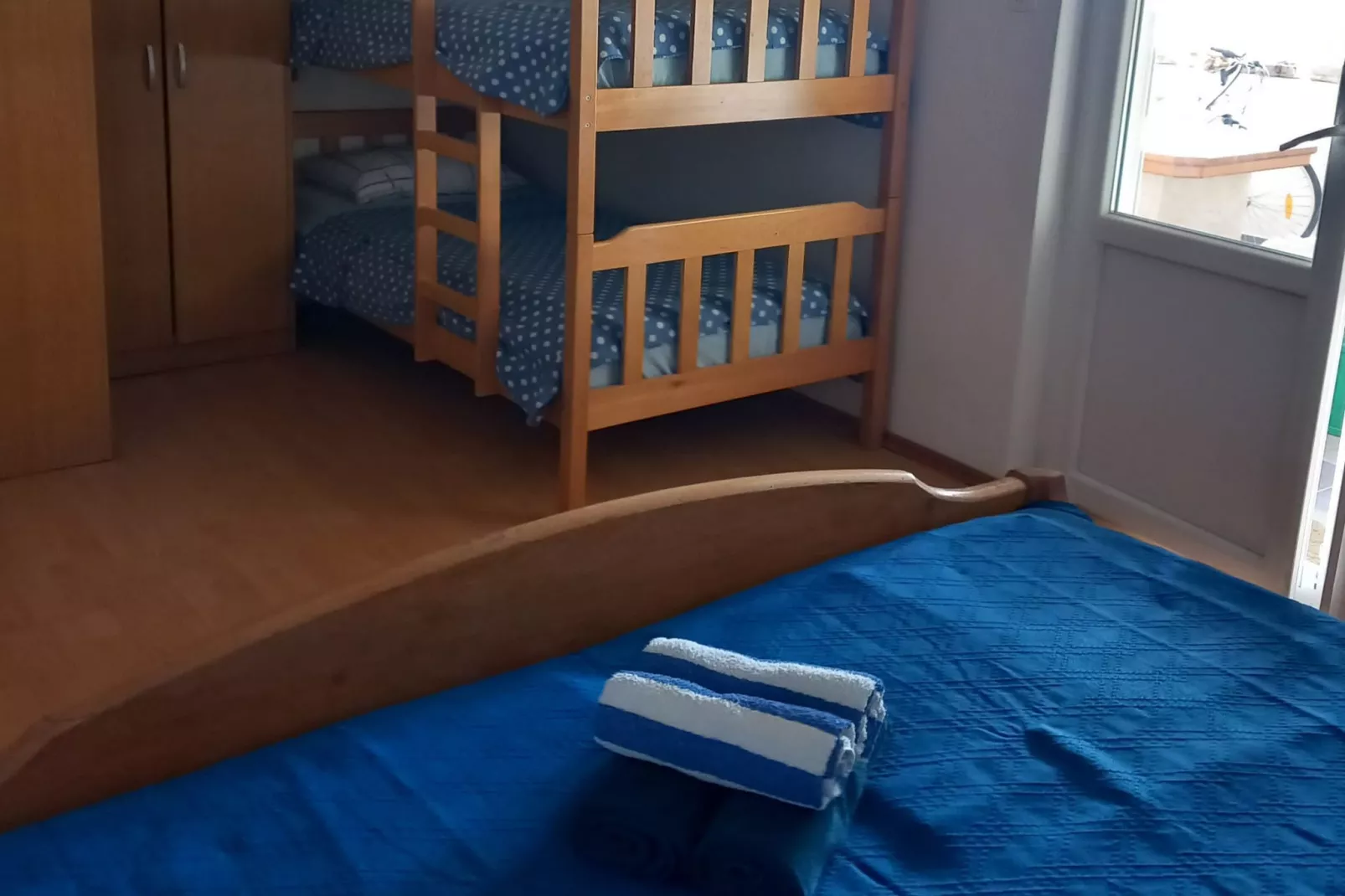 Guest House Green Corner Supetarska Draga - Studio Apartment with Terrace And Sea View - Schlafzimmer