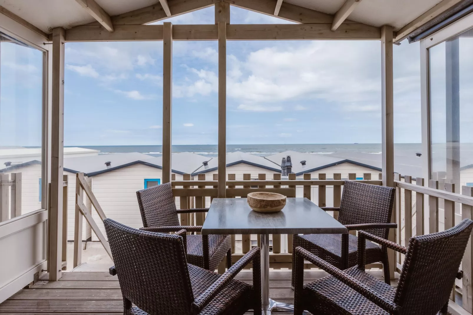 Resort Beach Houses Wijk aan Zee 1-Balcon-terrasse