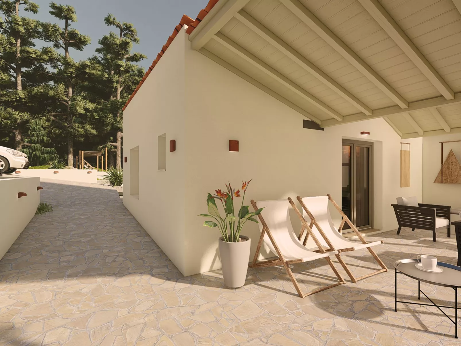 Villa Pine Trees bei Kardous, Skopelos Privater Pool - Draußen