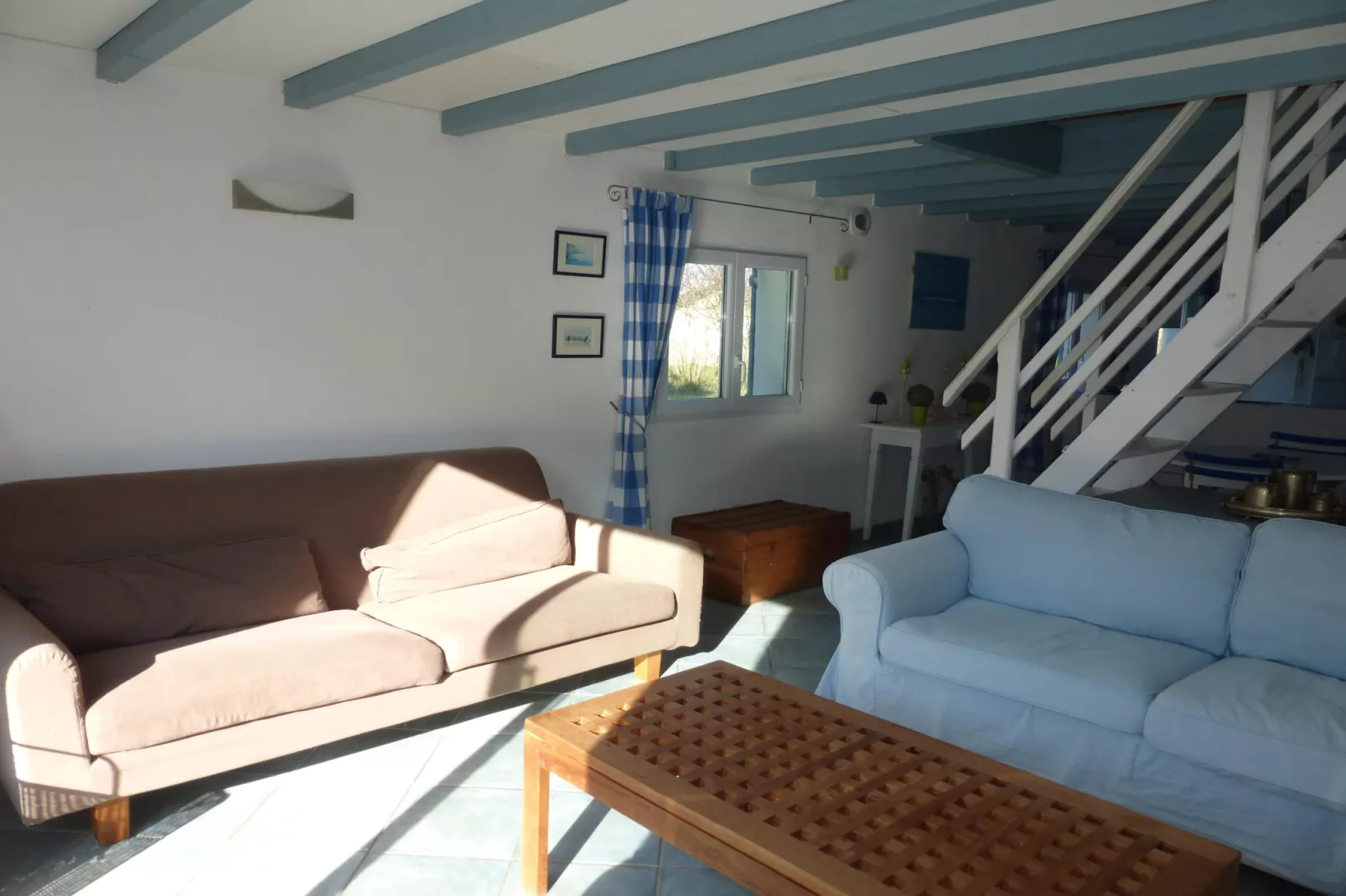 Charmante maison de vacances à 150 m de la plage - Salon