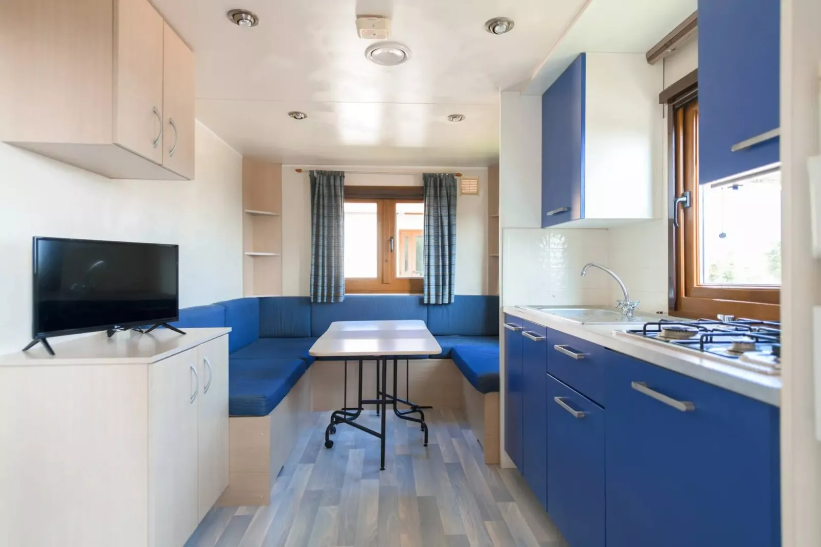 Camping Fontanelle  - Mobile Home Standard Plus - Wohnzimmer
