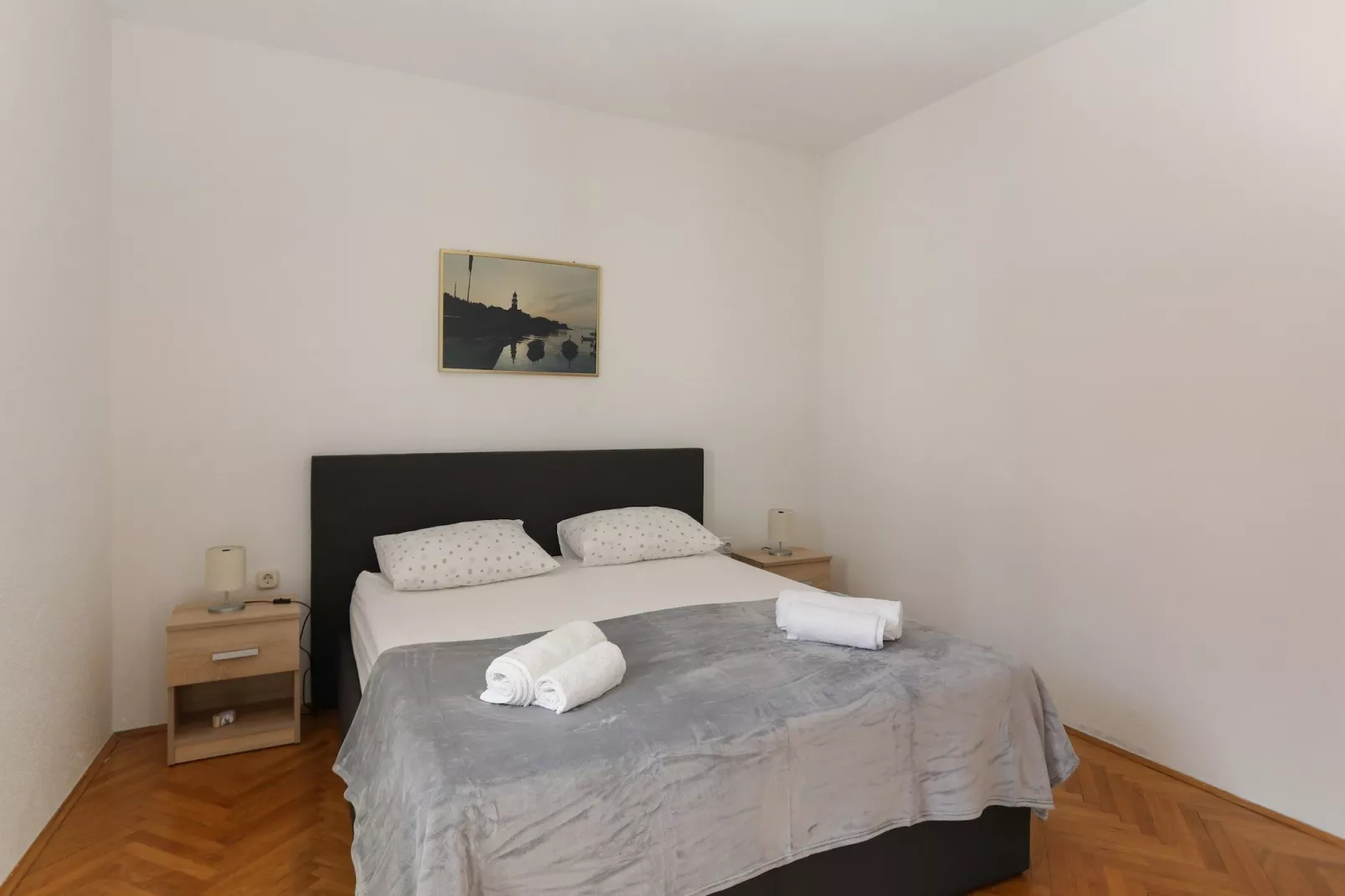 Apartment Perina - Comfort Two Bedroom Apartment with Terrace and Sea View - Schlafzimmer