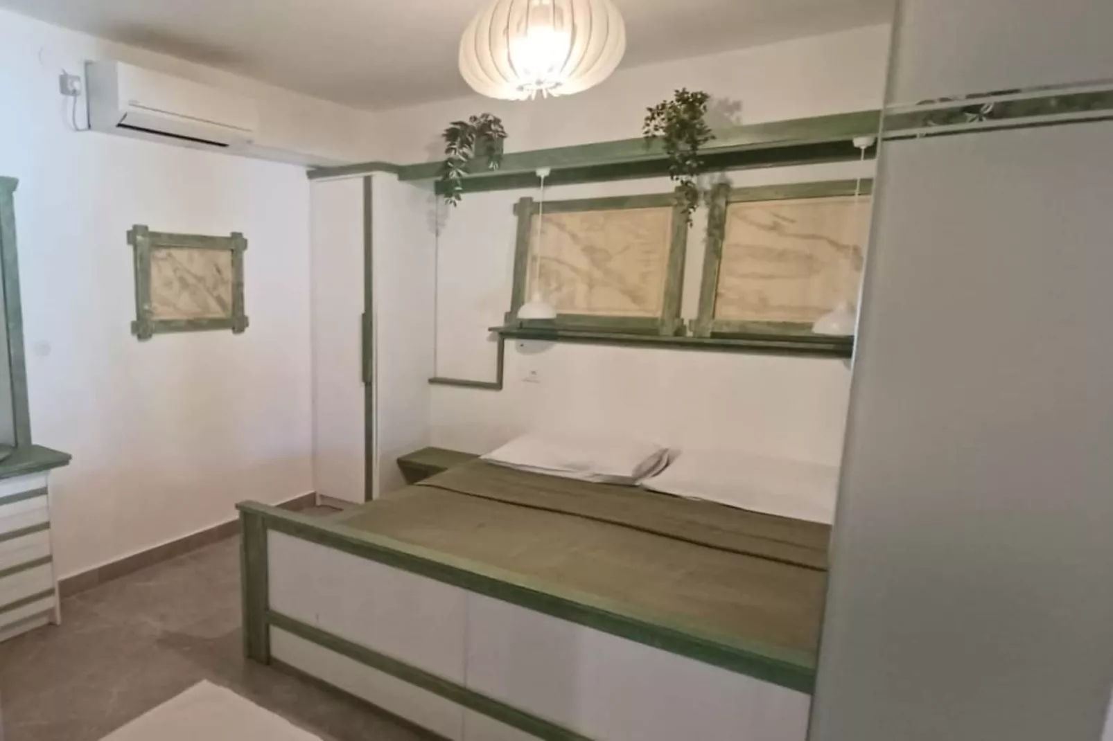 Guest House Green Corner Supetarska Draga - One Bedroom Apartment With Balcony and Sea View - Chambre