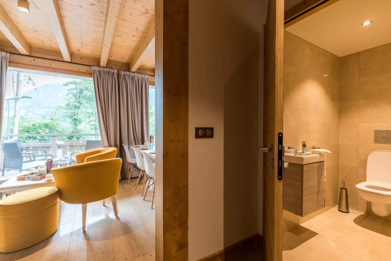 Les Portes de Megève 14 - Wohnzimmer