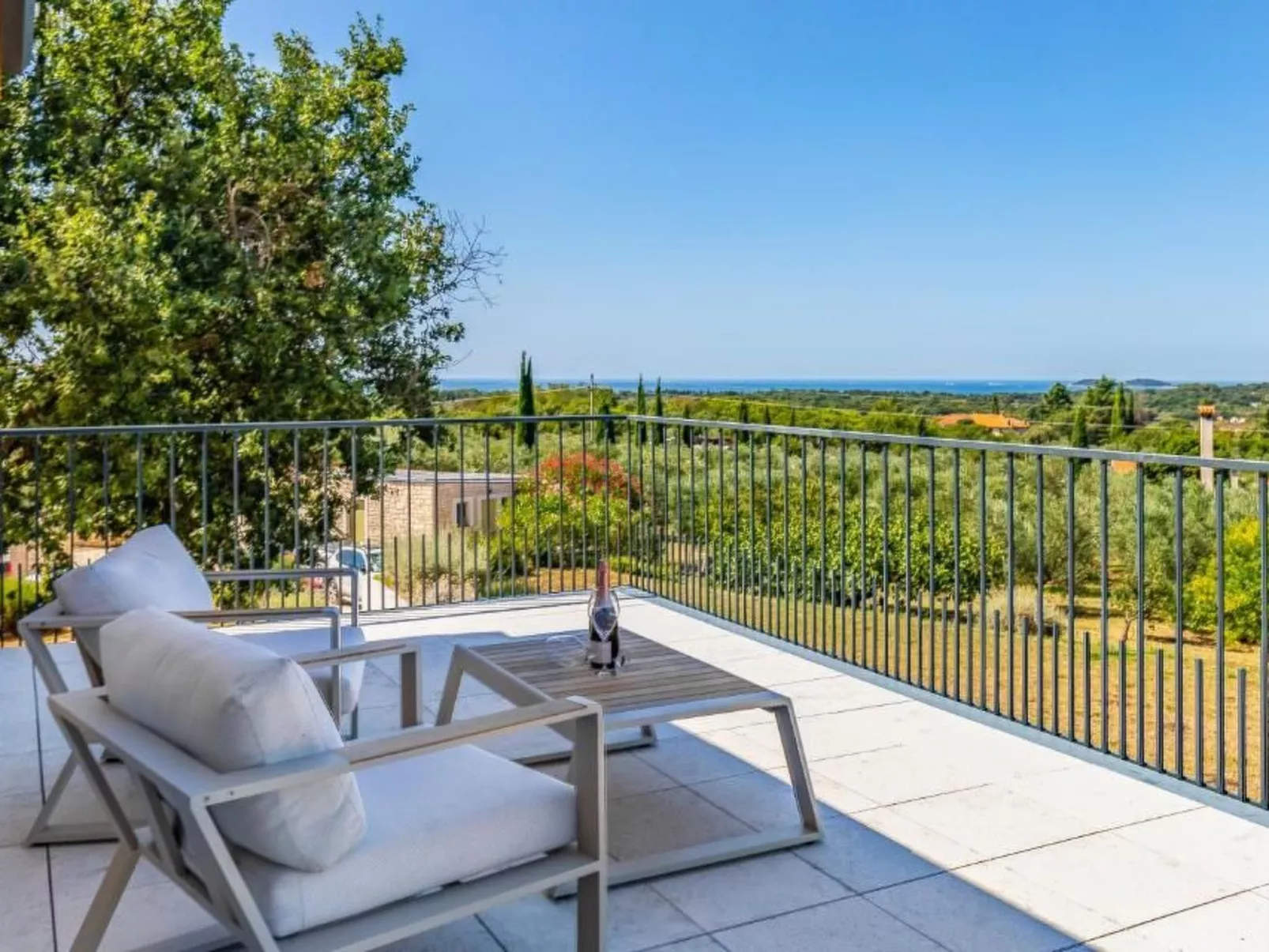 Zimmer "Olivengarten" mit Meerblick - Outside