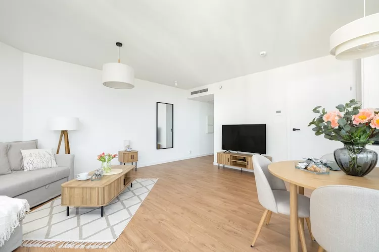 Apartament PINEA Grunwaldzka 82A-613 - Wohnzimmer