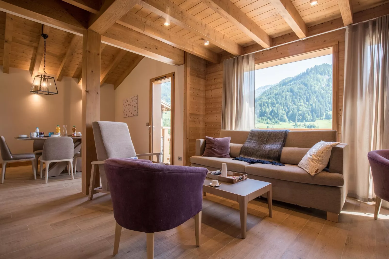 Les Portes de Megève 4 - Wohnzimmer