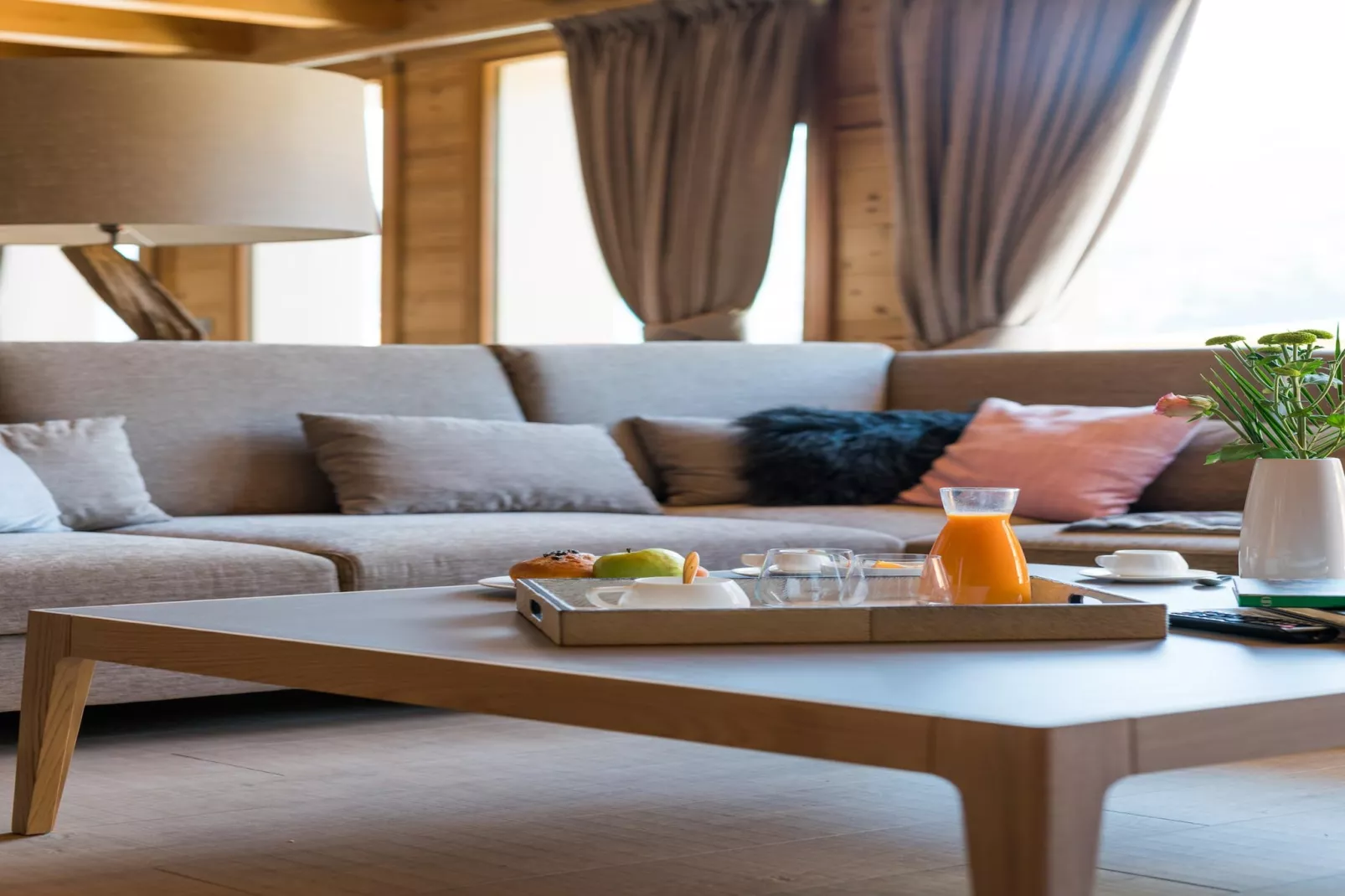 Les Portes de Megève 6 - Wohnzimmer