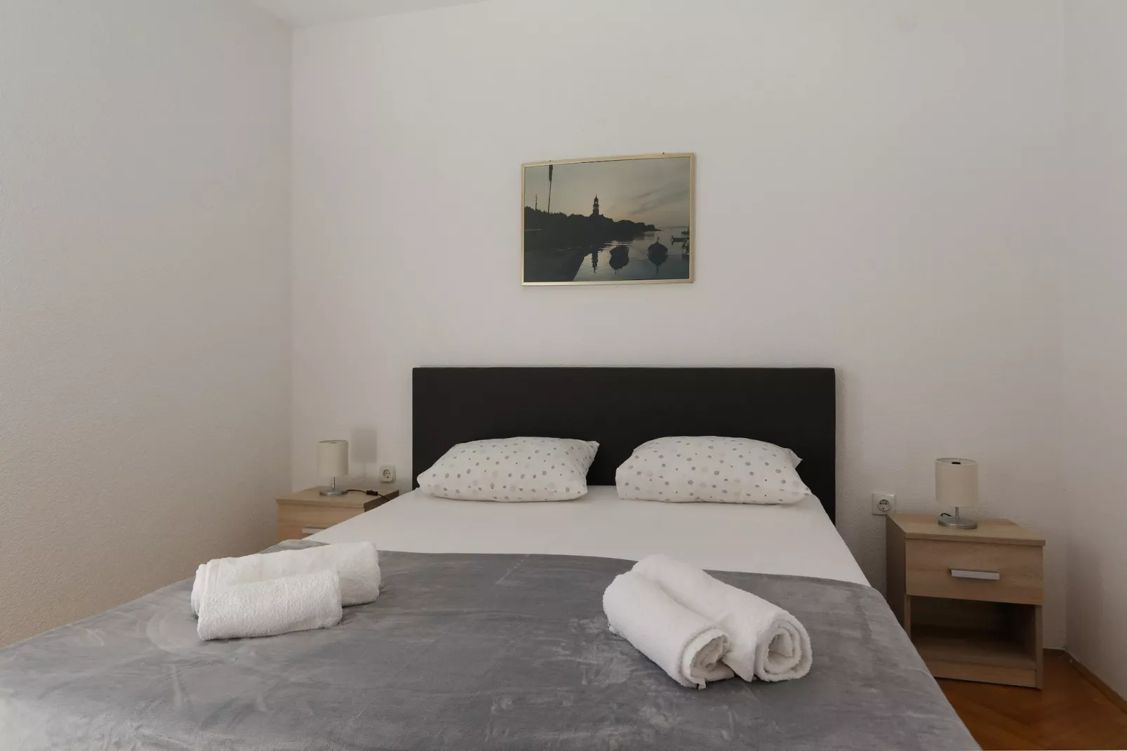 Apartment Perina - Comfort Two Bedroom Apartment with Terrace and Sea View - Schlafzimmer