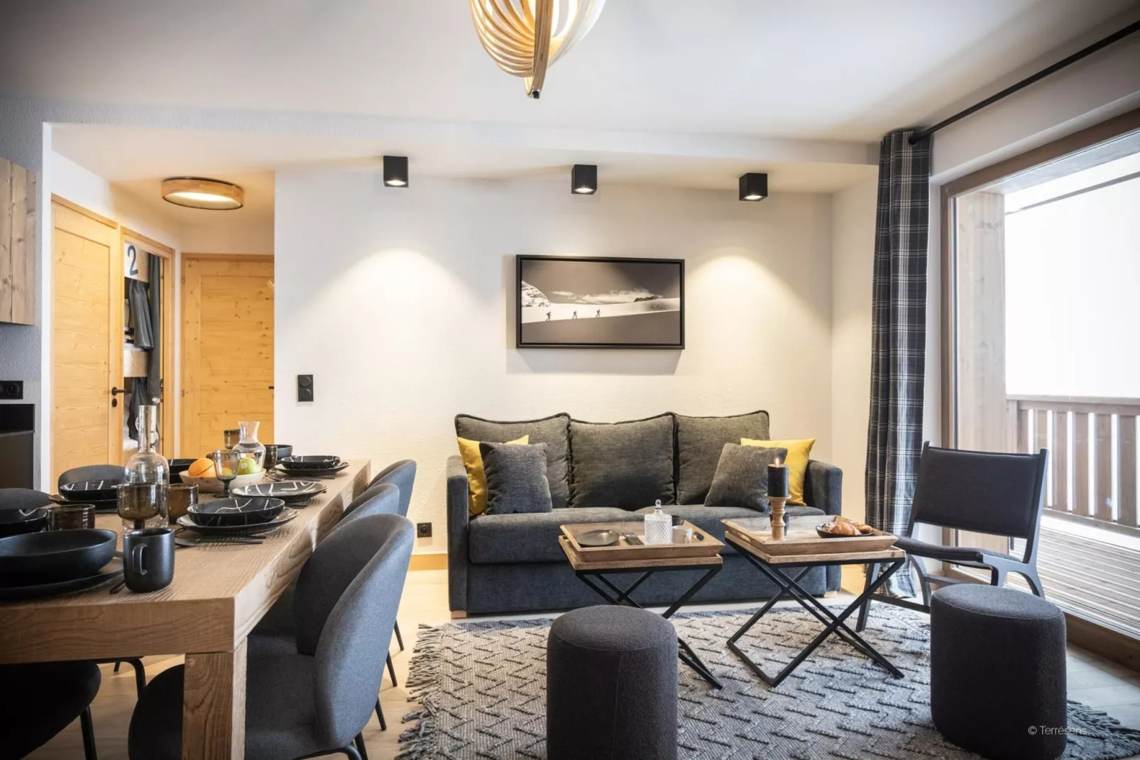 Chalet De La Mine - Wohnzimmer