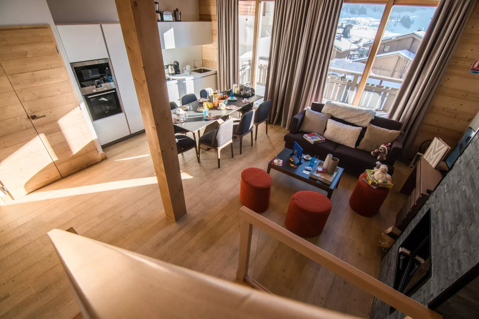 Les Portes de Megève 14 - Wohnzimmer
