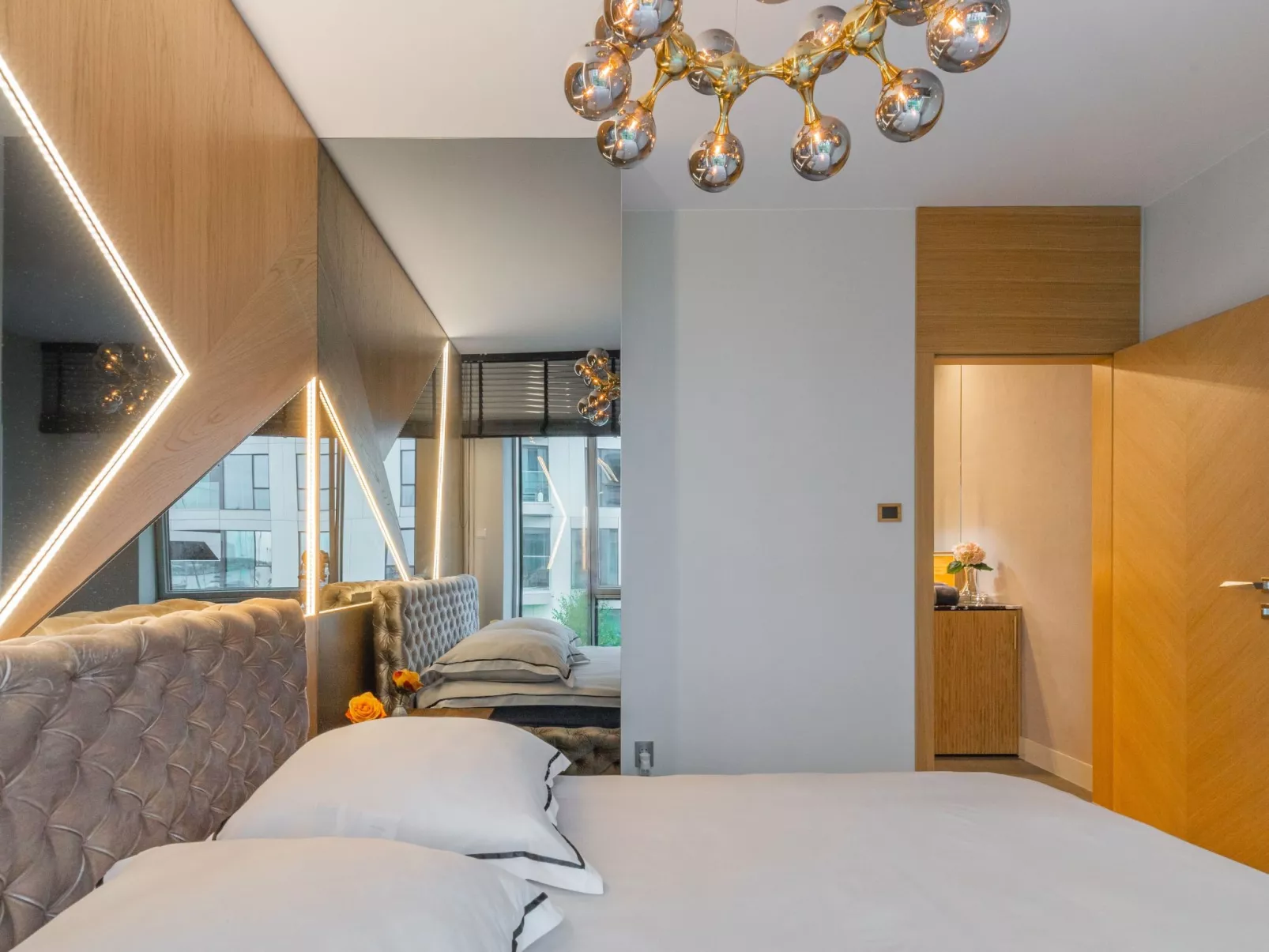 Yacht Park Apartment mit Panoramablick auf den Yachthafen in Gdynia, POLEN - Drinnen