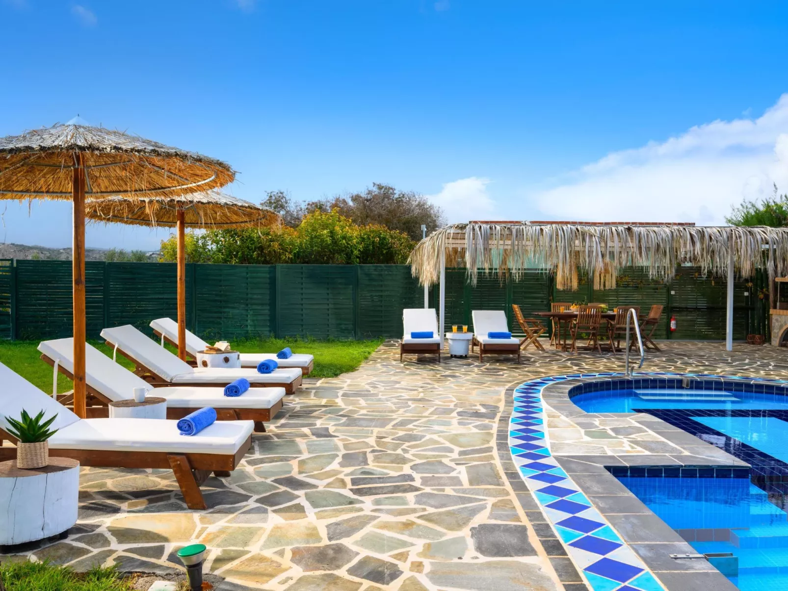 Villa "Villa Palmeras" mit eigenem Garten und Grill - Draußen