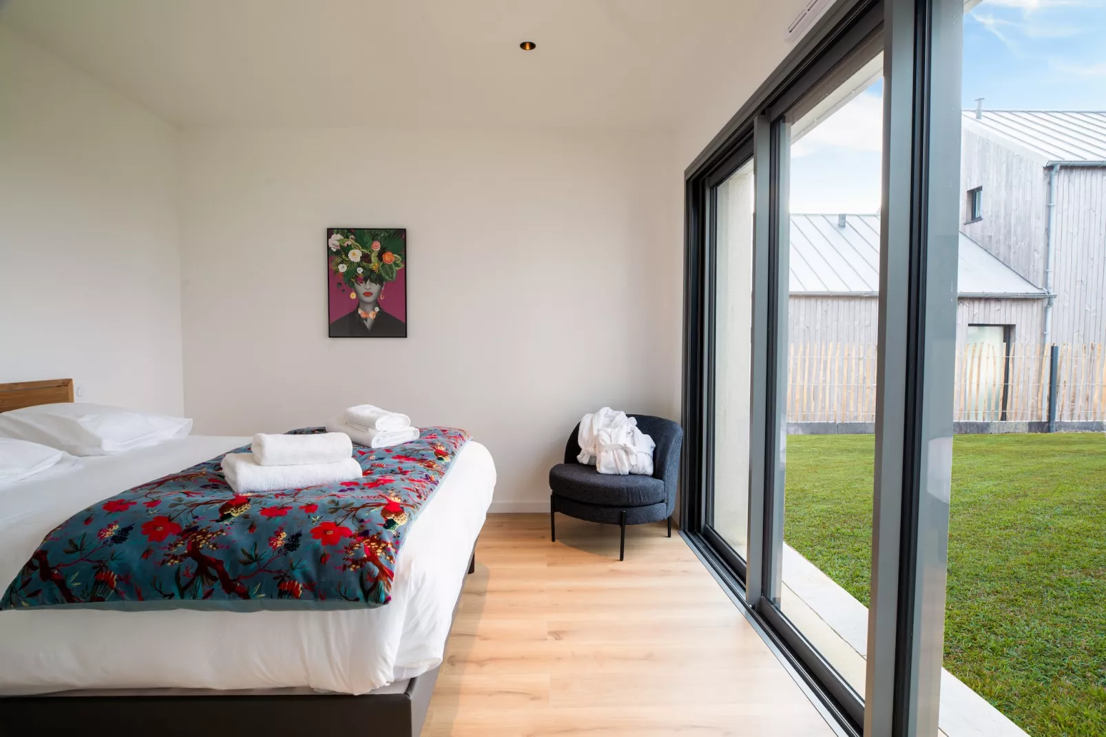 Architekten Villa mit Meerblick - Schlafzimmer