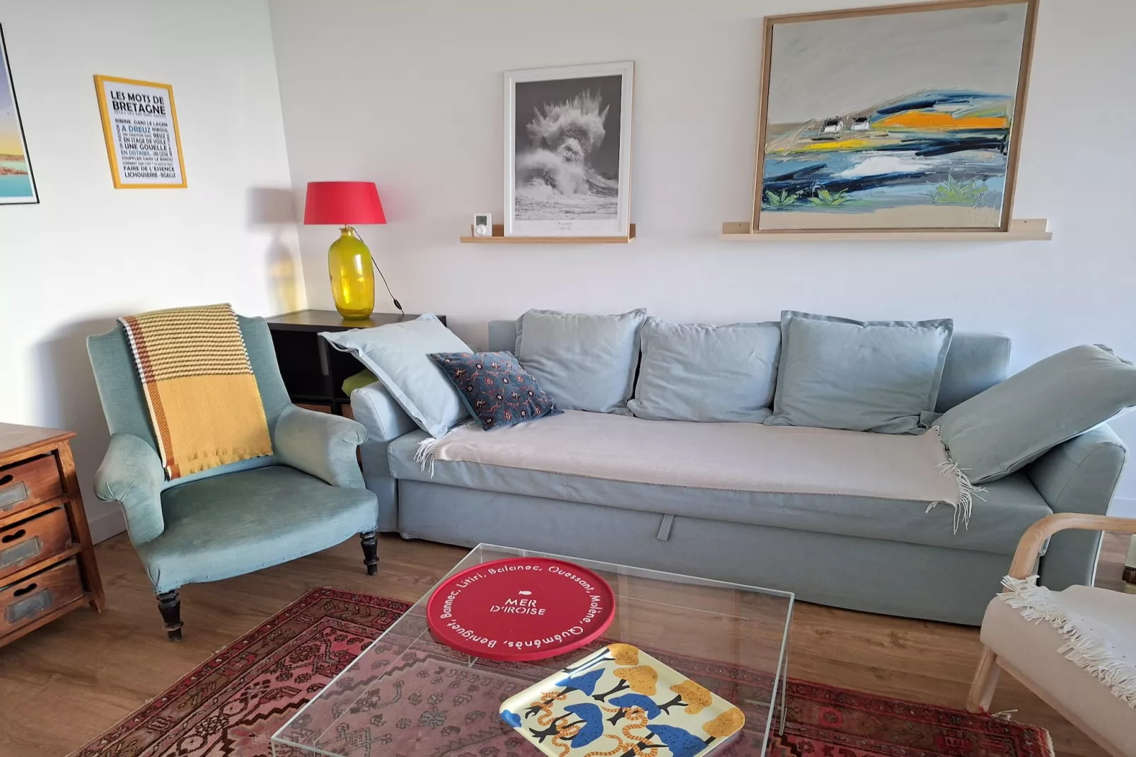 Ferienwohnung in Plougonvelin - Wohnzimmer