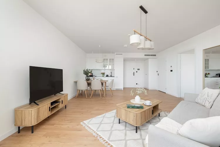 Apartament PINEA Grunwaldzka 82A-610 - Wohnzimmer
