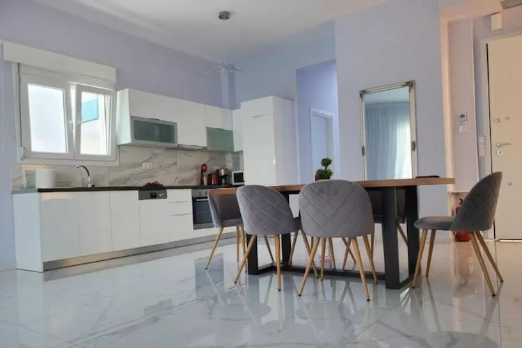 Acrotel Porto Brava Luxury Villas Ormos Panagias 3-bedroom villa 2 - 6 pax - Küche