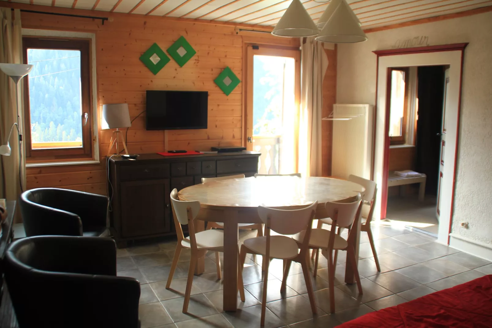 Chalet Chalune FDF NATURE & FARM 6 Pers. - Wohnzimmer
