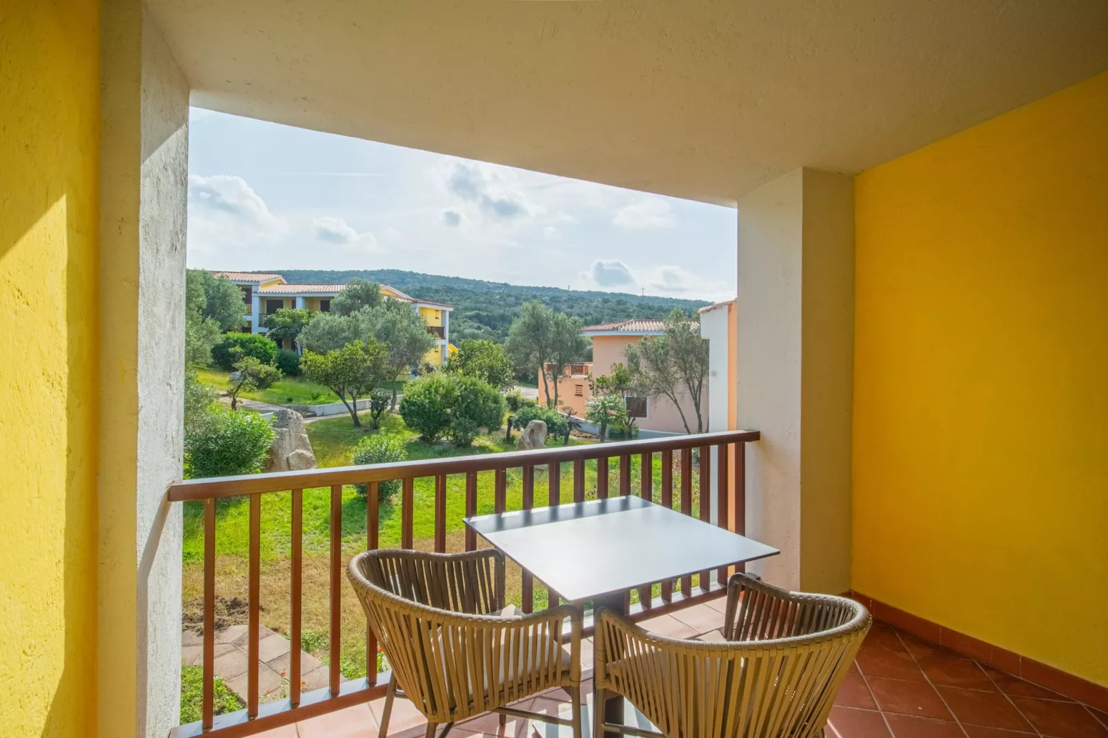 Felix Residence Hotel Costa Serena - Bilo Comfort - Terrasse/Balkon