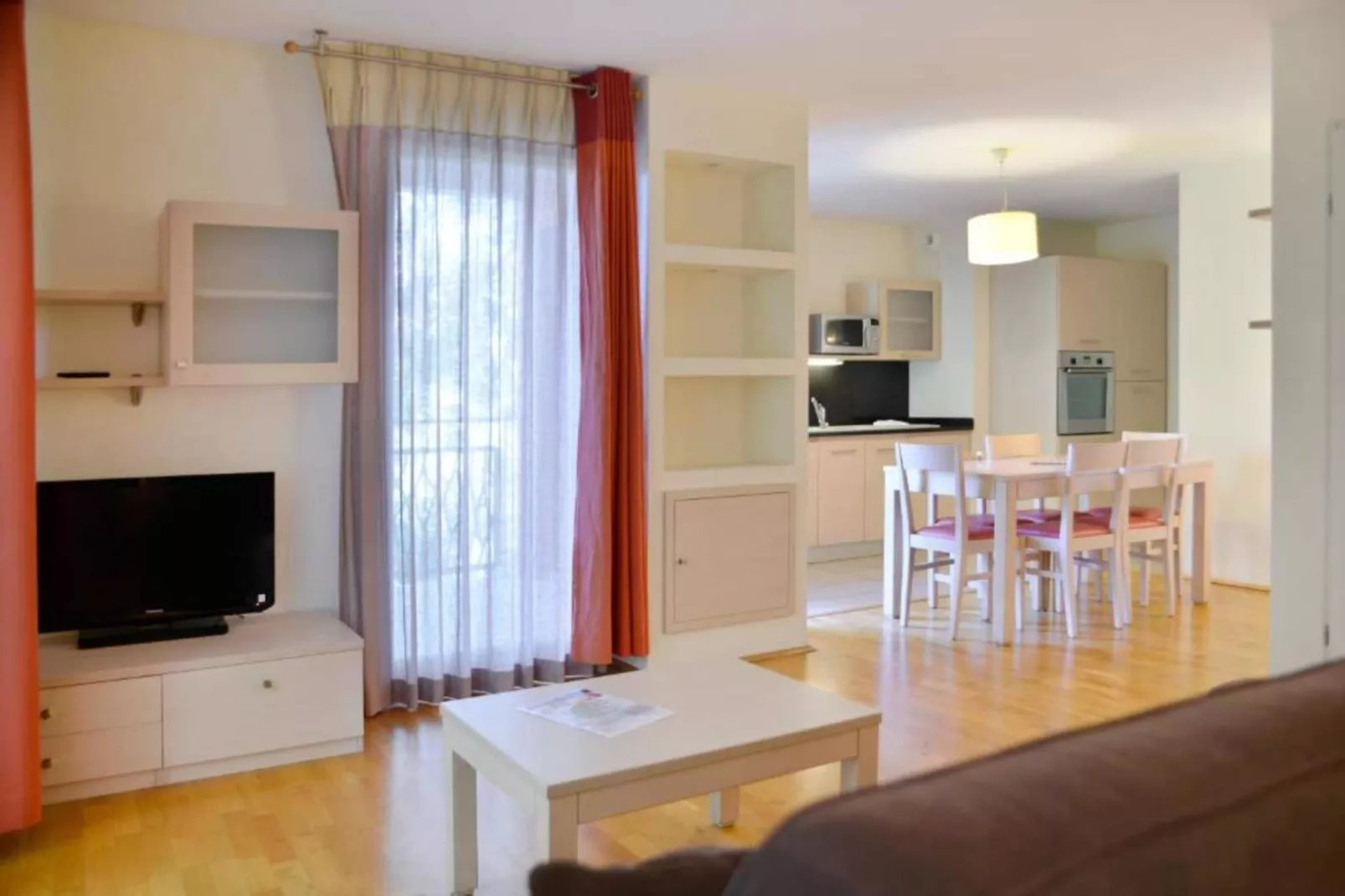 Adonis Divonne-les-Bains T2 Park side - Living room