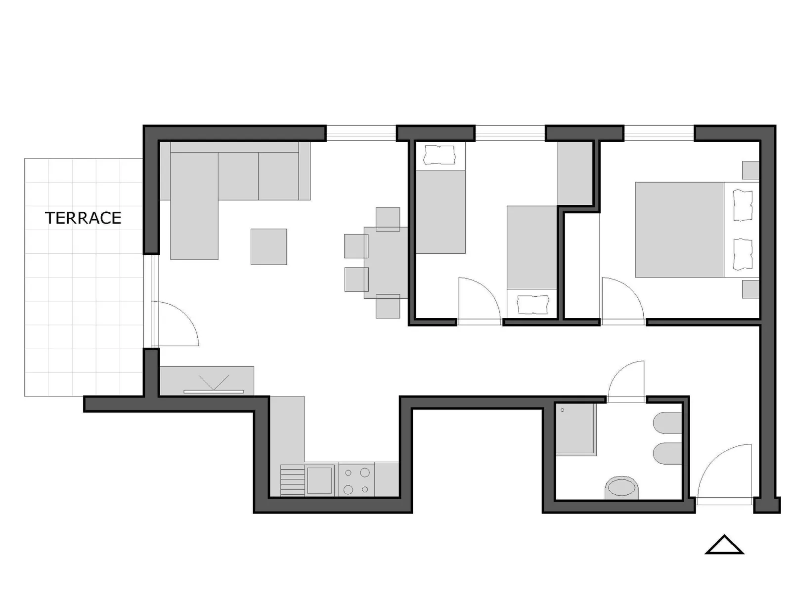 Wohnung in Monterol mit Terrasse und Garten - Image-tags.info