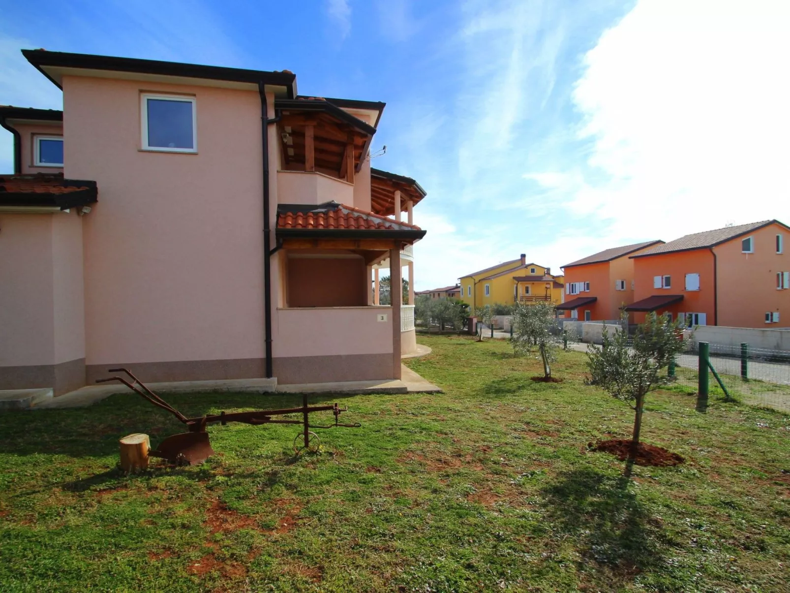 Mit Terrasse für 4 Personen - Draußen