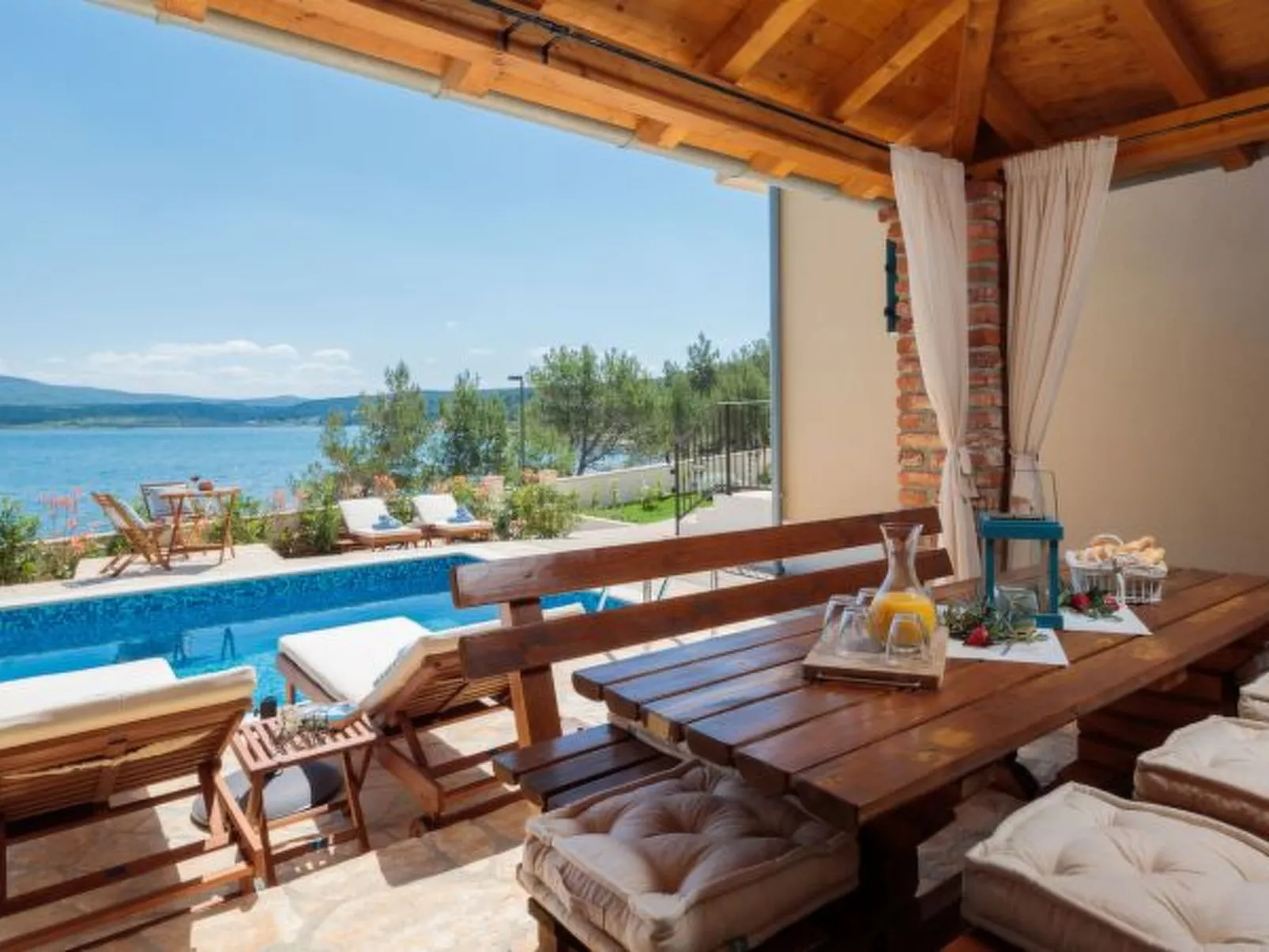 Beachfront villa Noa with heated pool - Image-tags.info