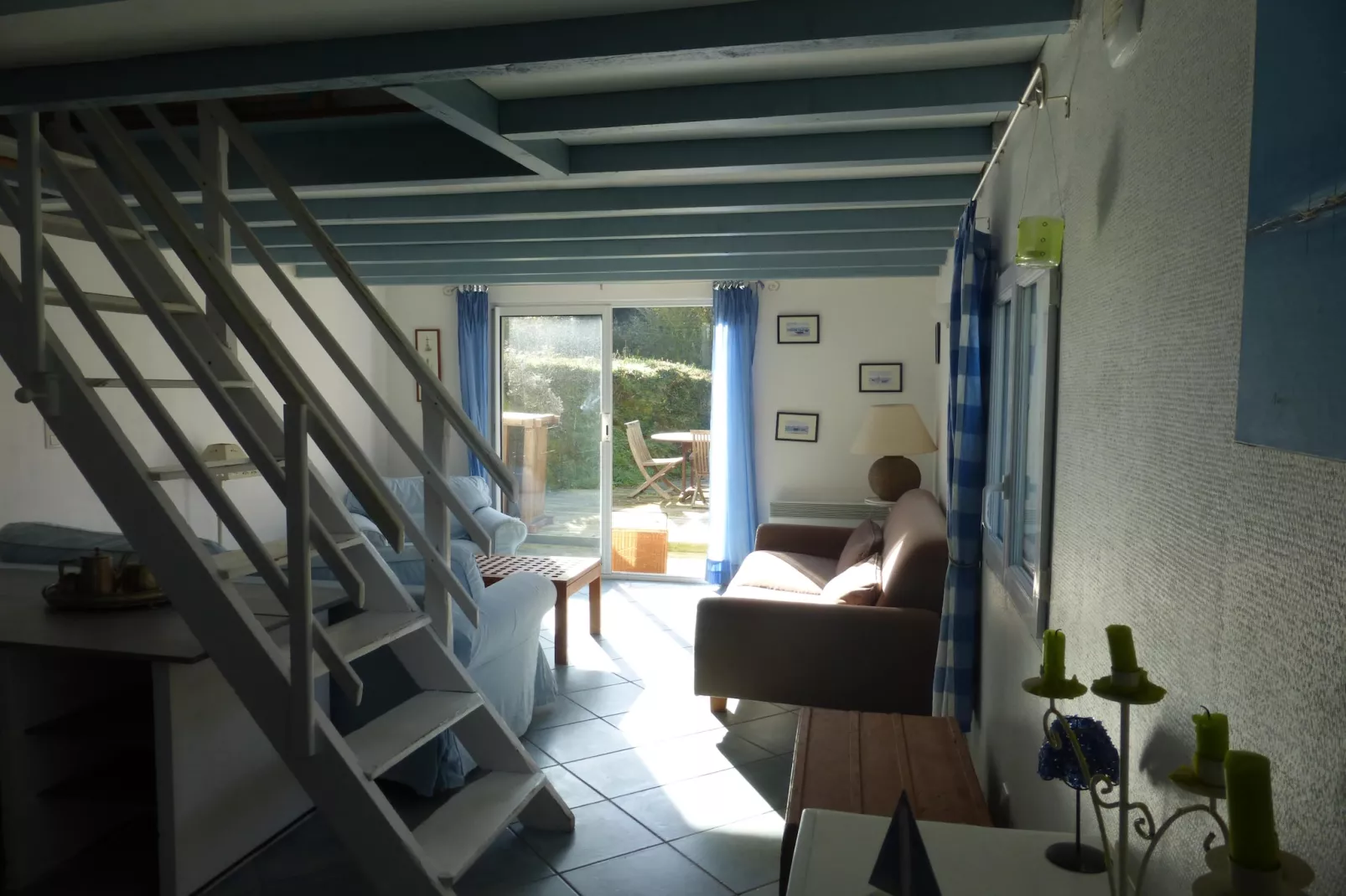 Charmante maison de vacances à 150 m de la plage - Salon