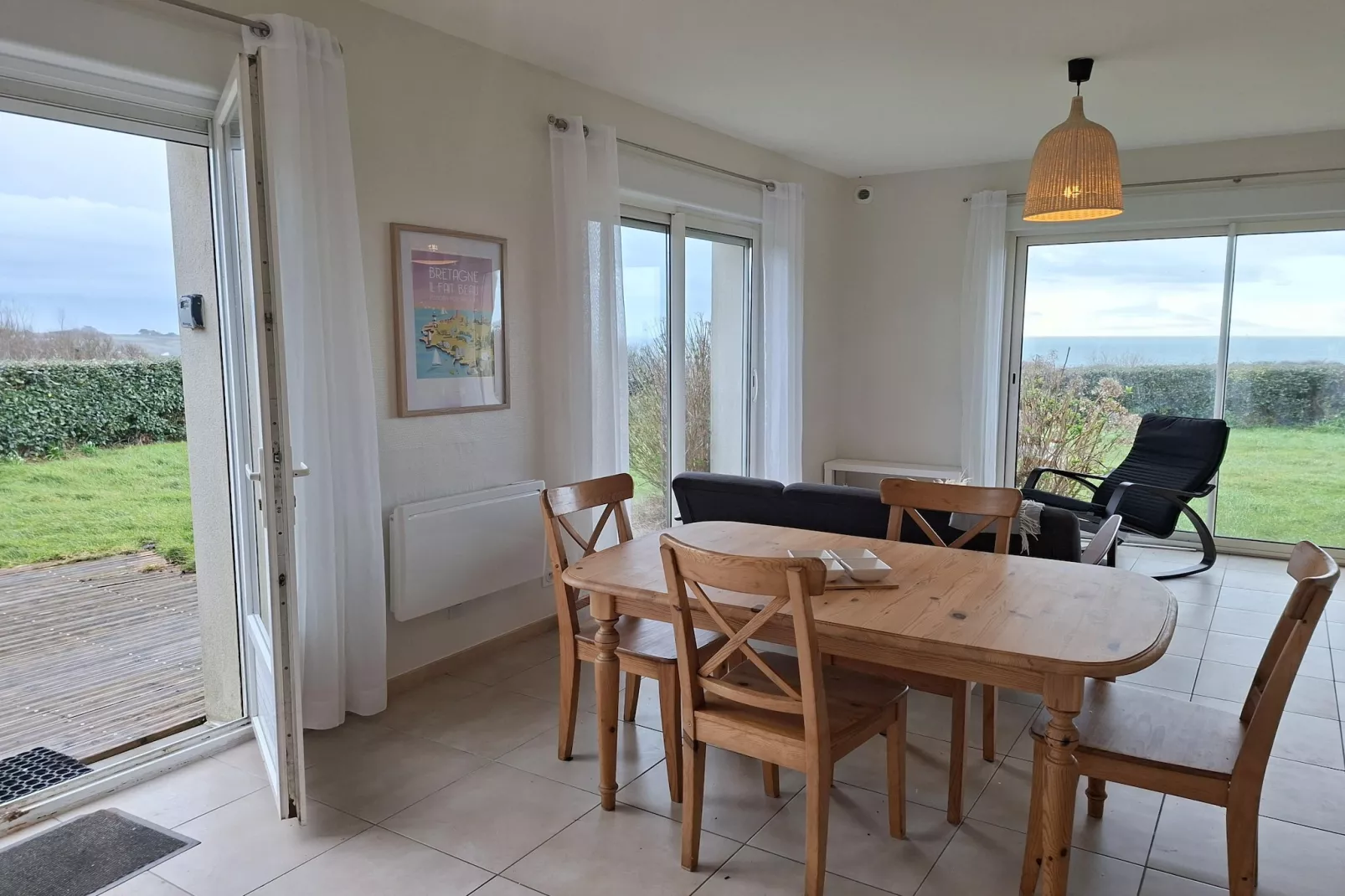 Ferienhaus mit Panoramablick Le Conquet - Dining room