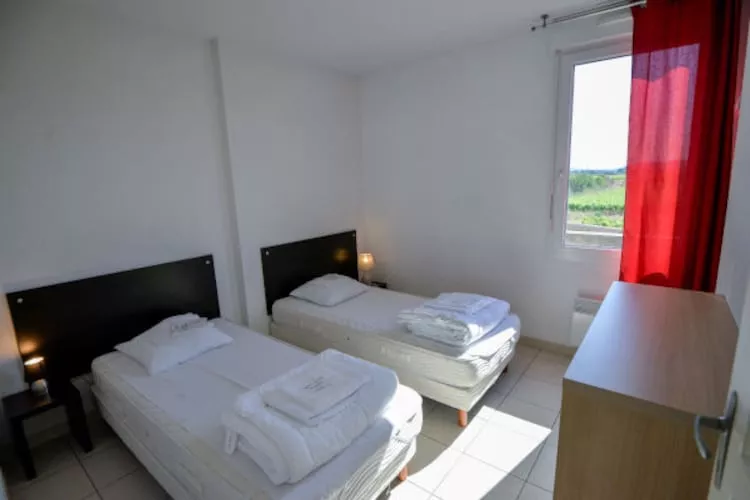 Résidence du Château de Jouarres - Azille // Apt 3 P 6 pers - Schlafzimmer