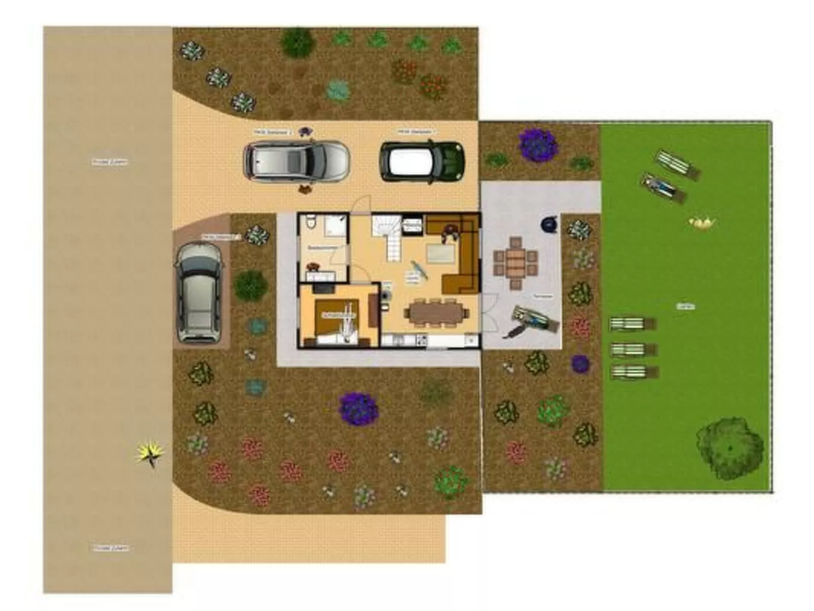 Blockhaus 2 im Harz - Drinnen