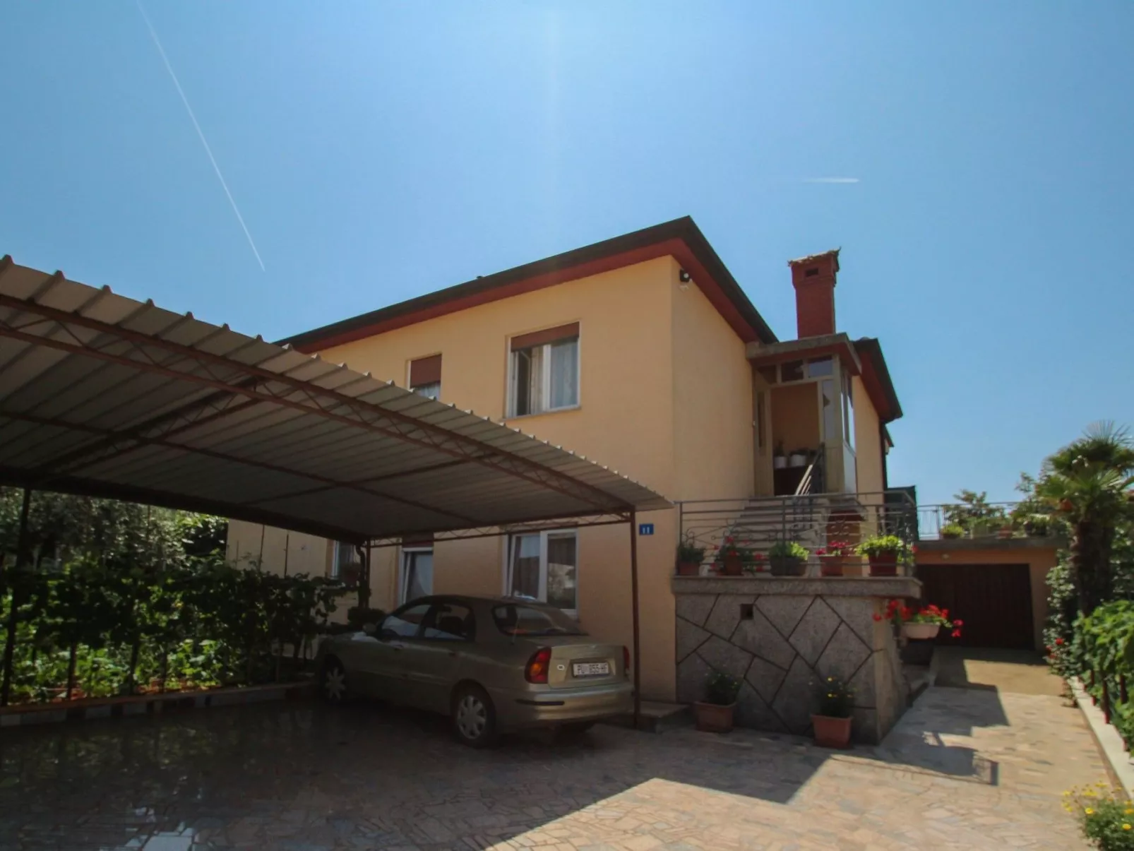 Für 2 Personen in Umag, Istrien - Dehors