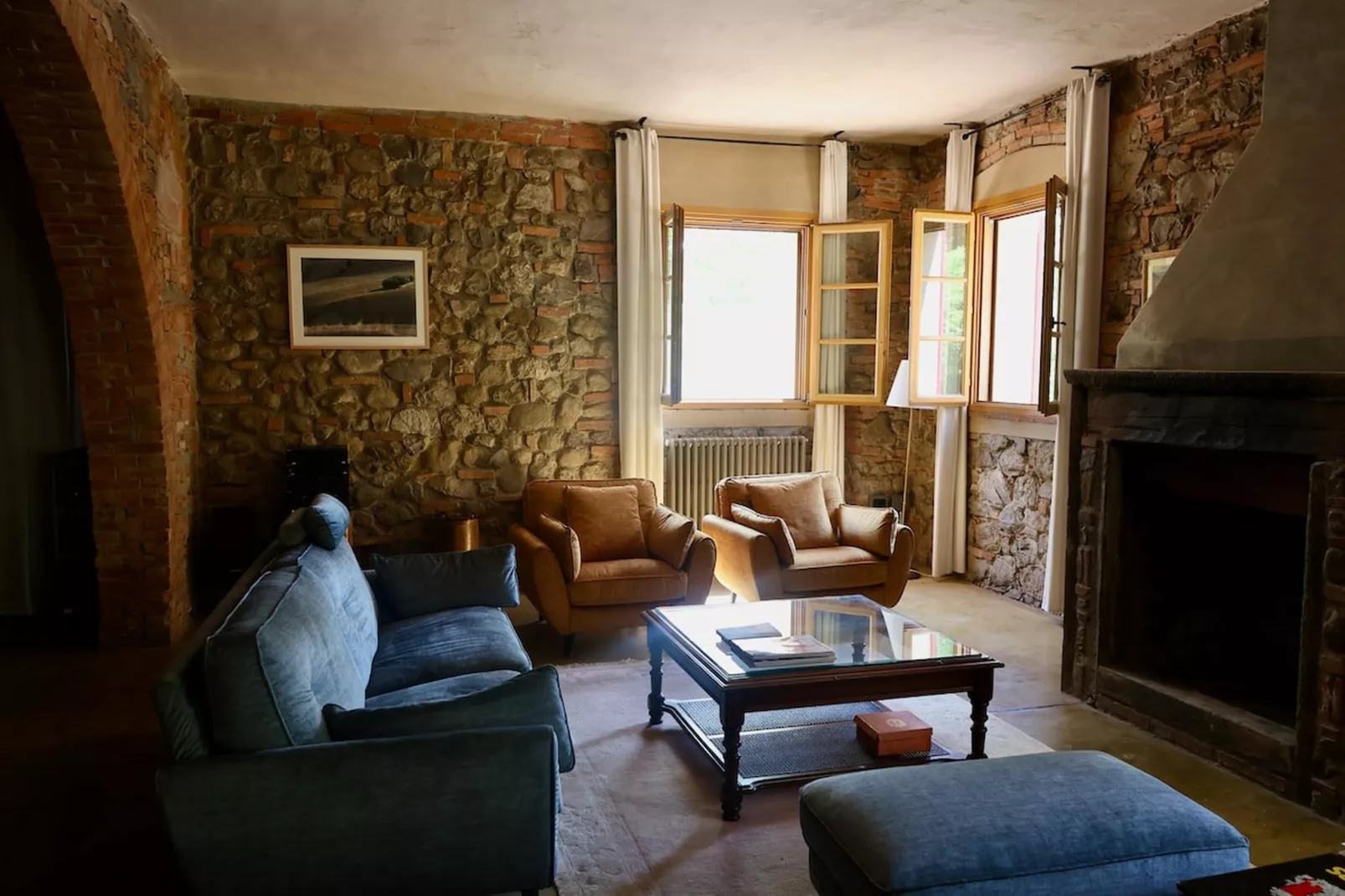 Podere La Sterza - The Villa - Wohnzimmer