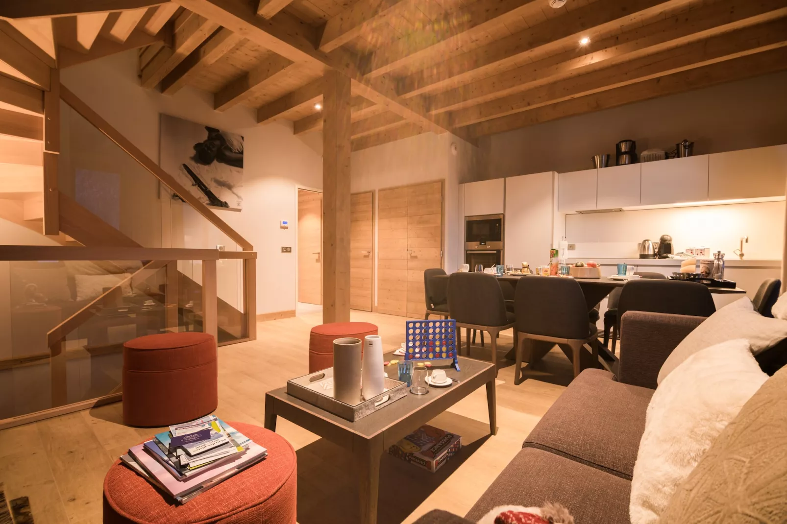 Les Portes de Megève 5 - Wohnzimmer