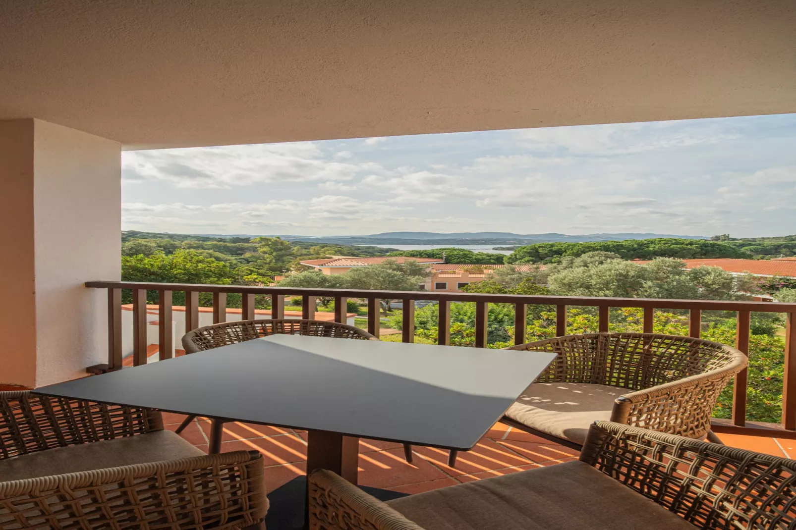 Felix Residence Hotel Costa Serena - Bilo Comfort - Terrasse/Balkon