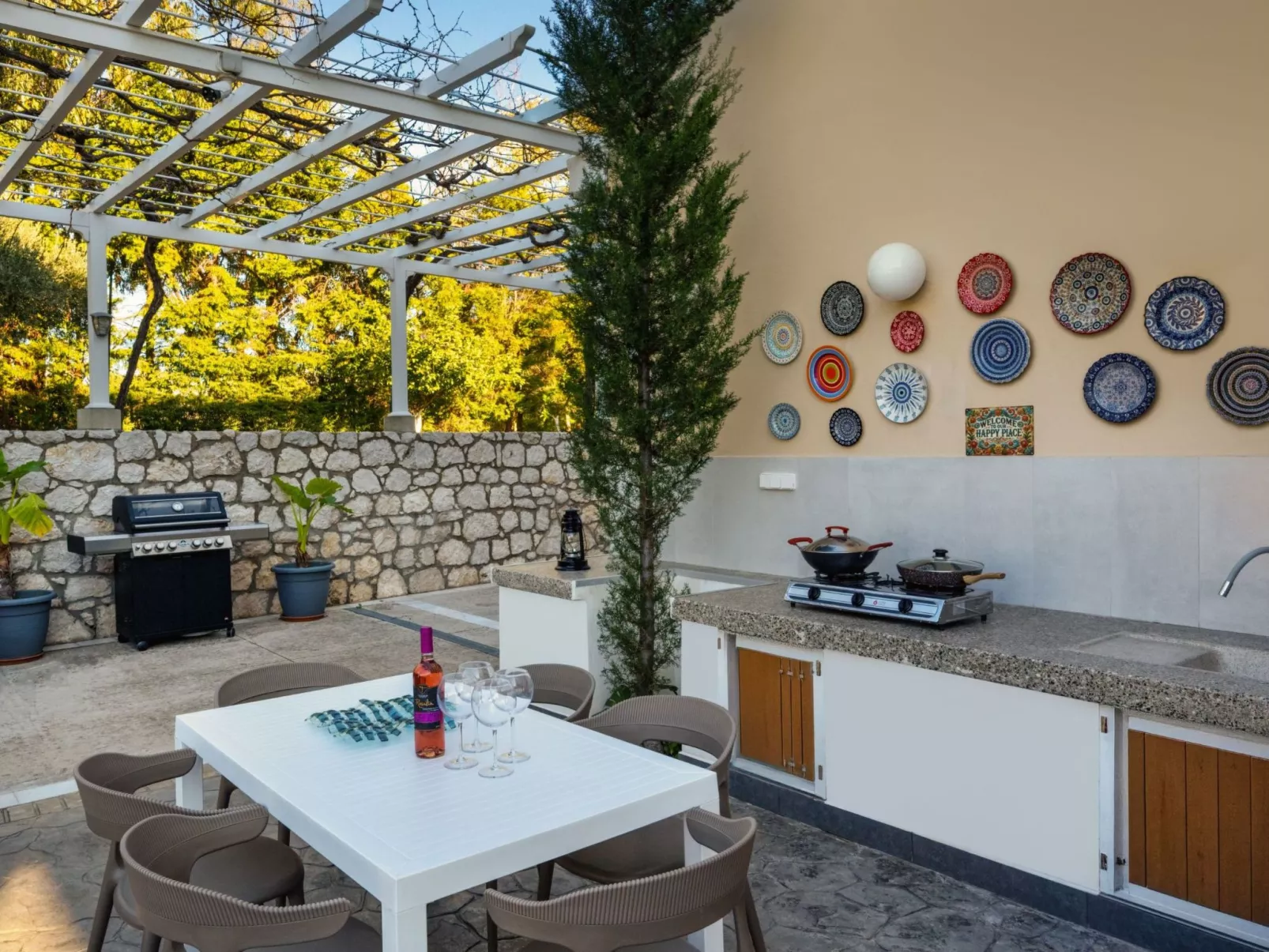 "Adamas Villa Rhodos" - Dehors