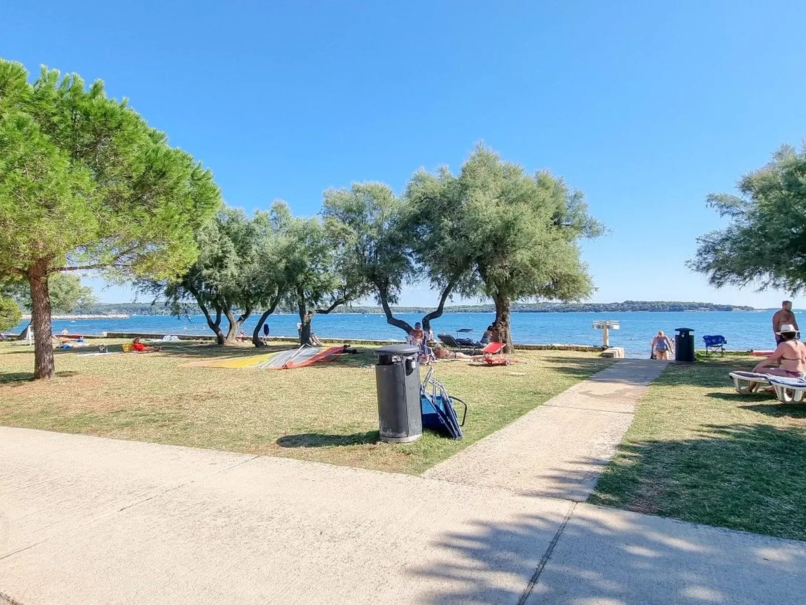 Wohnung "Pintar 1" mit Blick auf das Wasser - Draußen