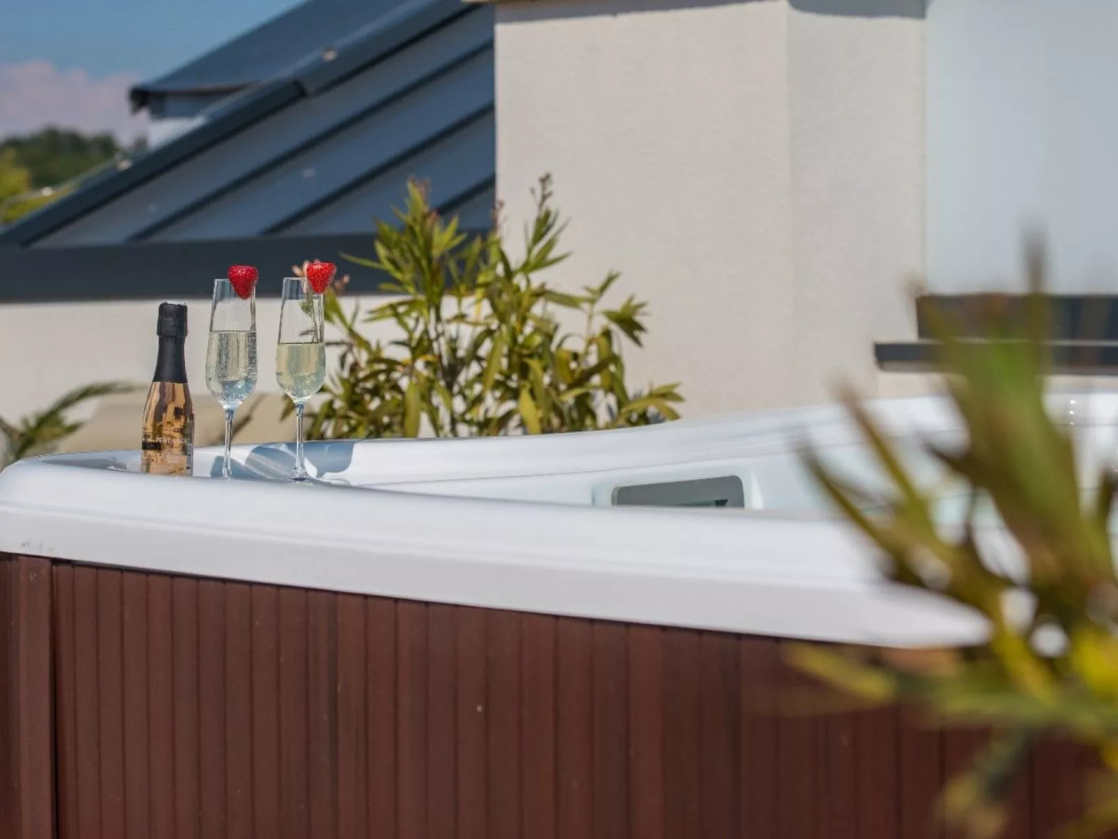 Für 6 Personen ca. 130 m&sup2; in Novigrad, Adriaküste Kroatien (Westküste von - Dehors