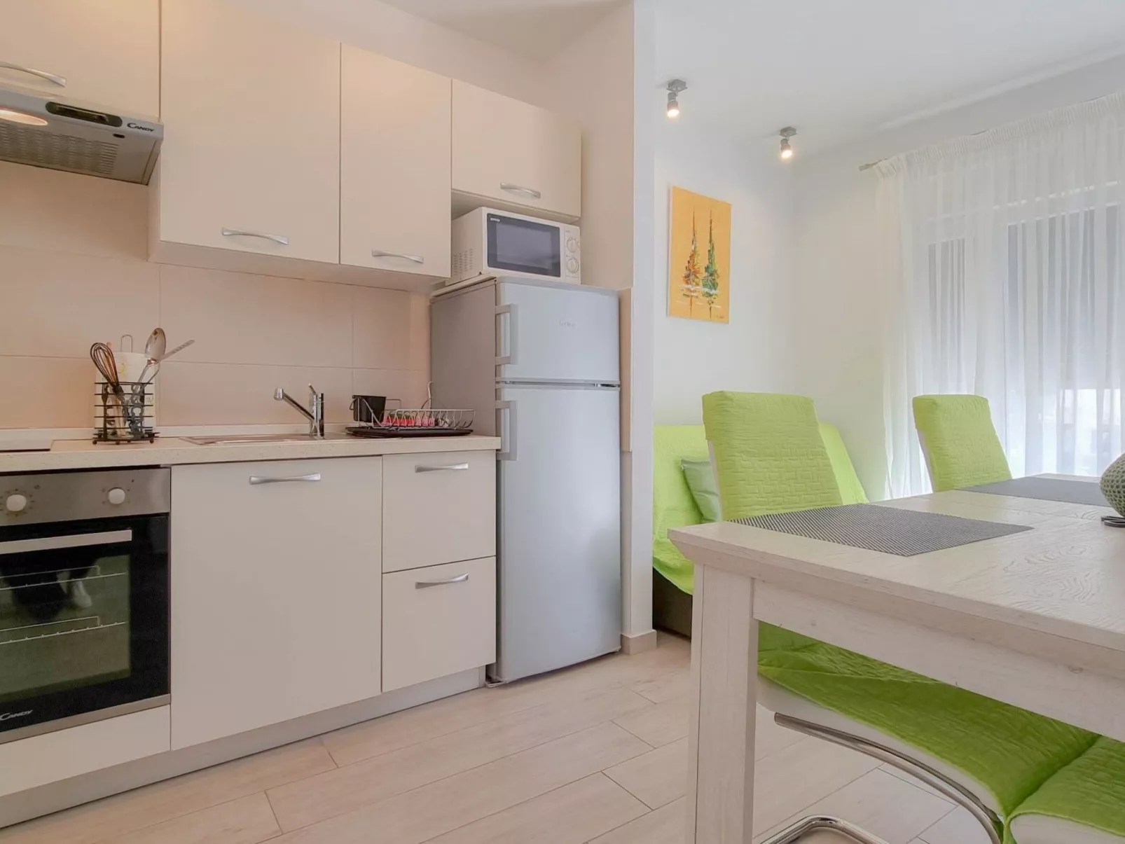 Für 4 Personen ca. 40 m&sup2; in Novigrad, Adriaküste Kroatien (Westküste von I - Drinnen